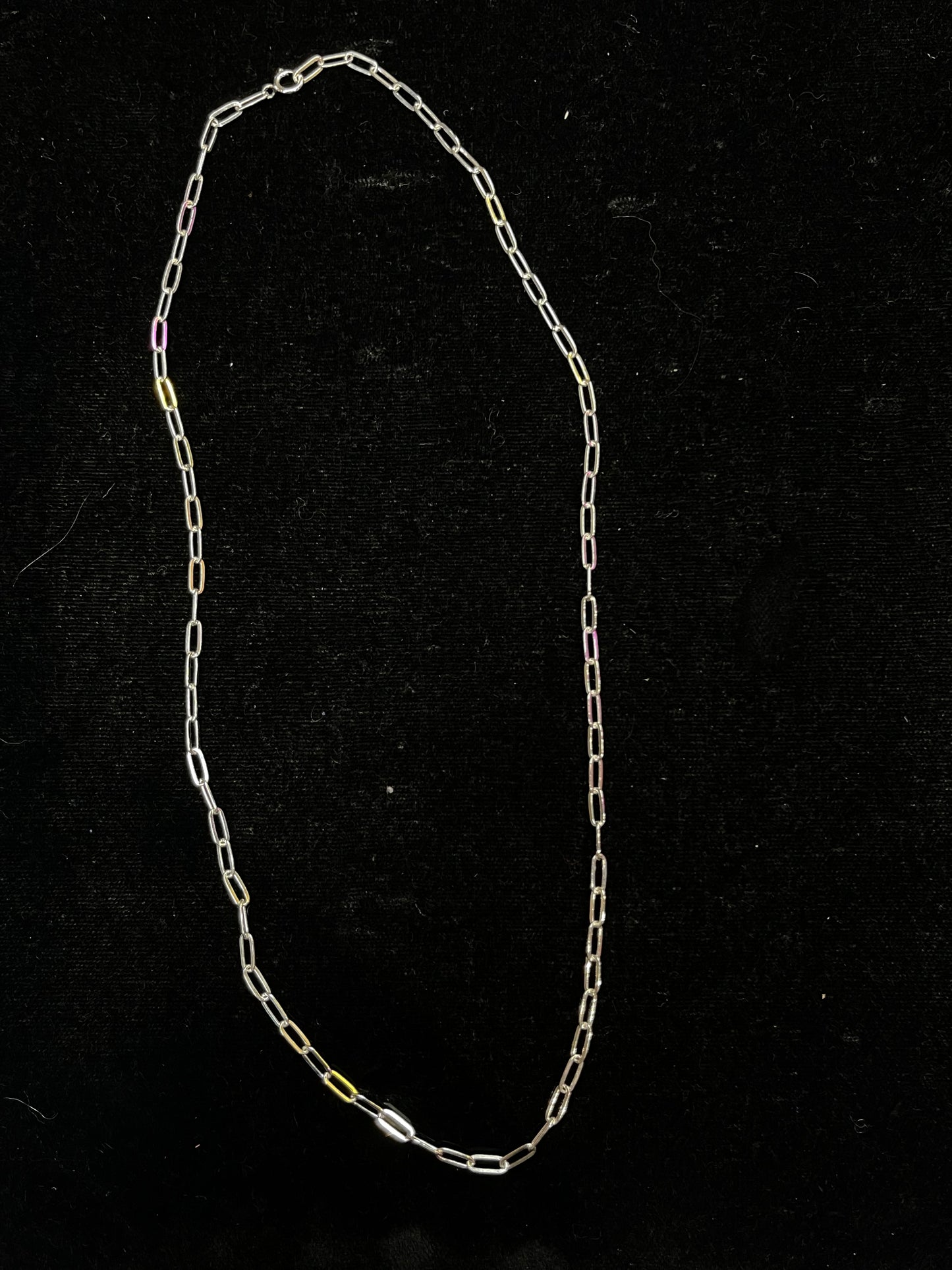 16” Sterling Silver Paper Clip Chain