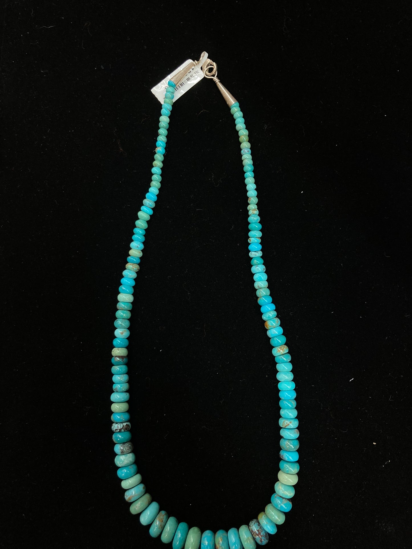 17" Graduated Kingman Turquoise Necklace