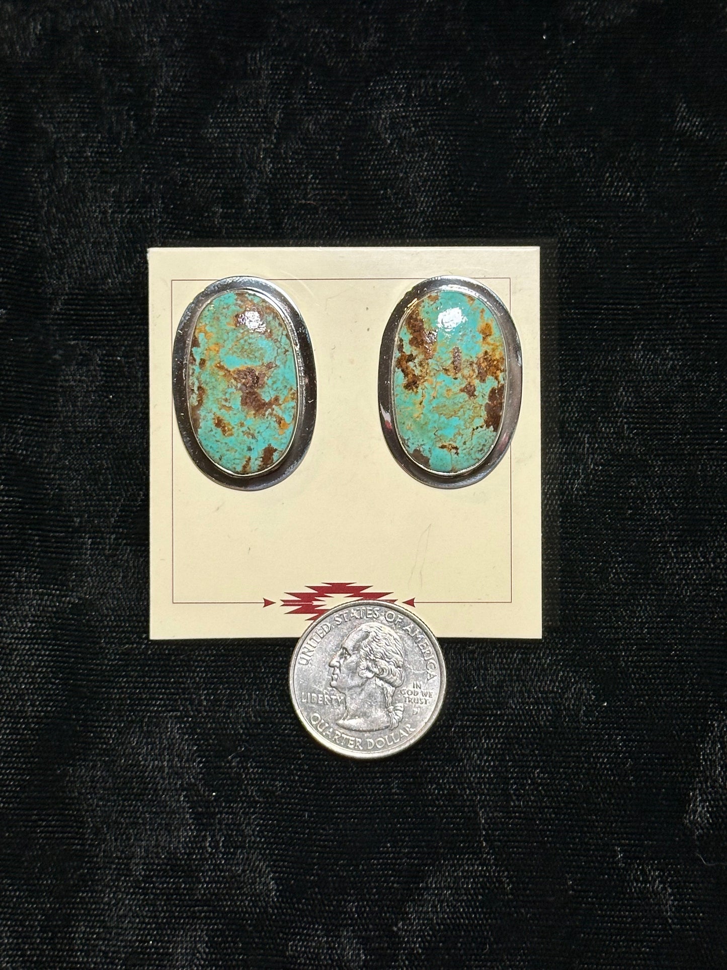 High Grade Turquoise Earrings by Marie Jackson