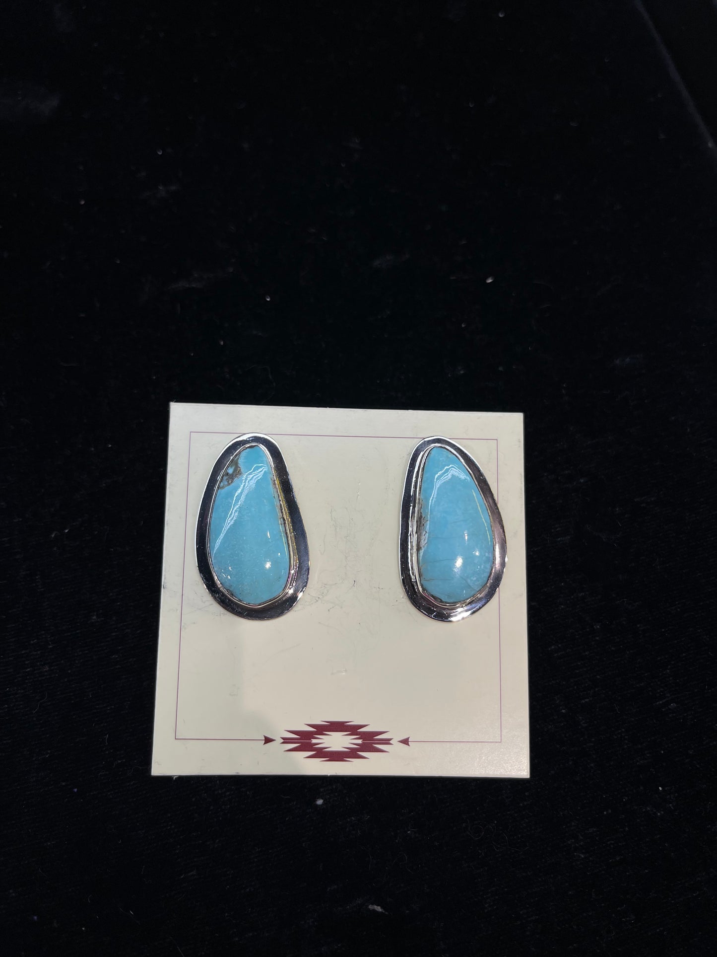 High Grade Turquoise Earrings by Marie Jackson