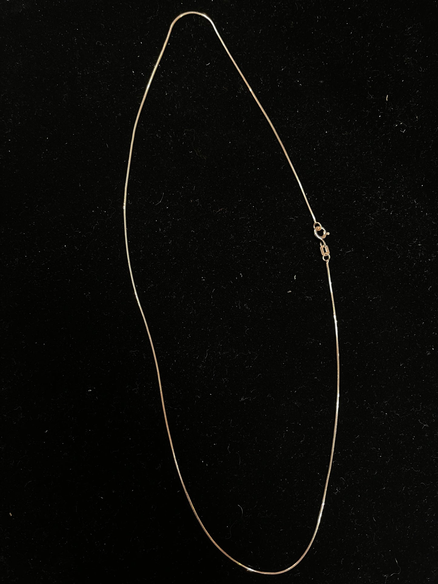 18" Rose Gold and Sterling Silver Chain Necklace