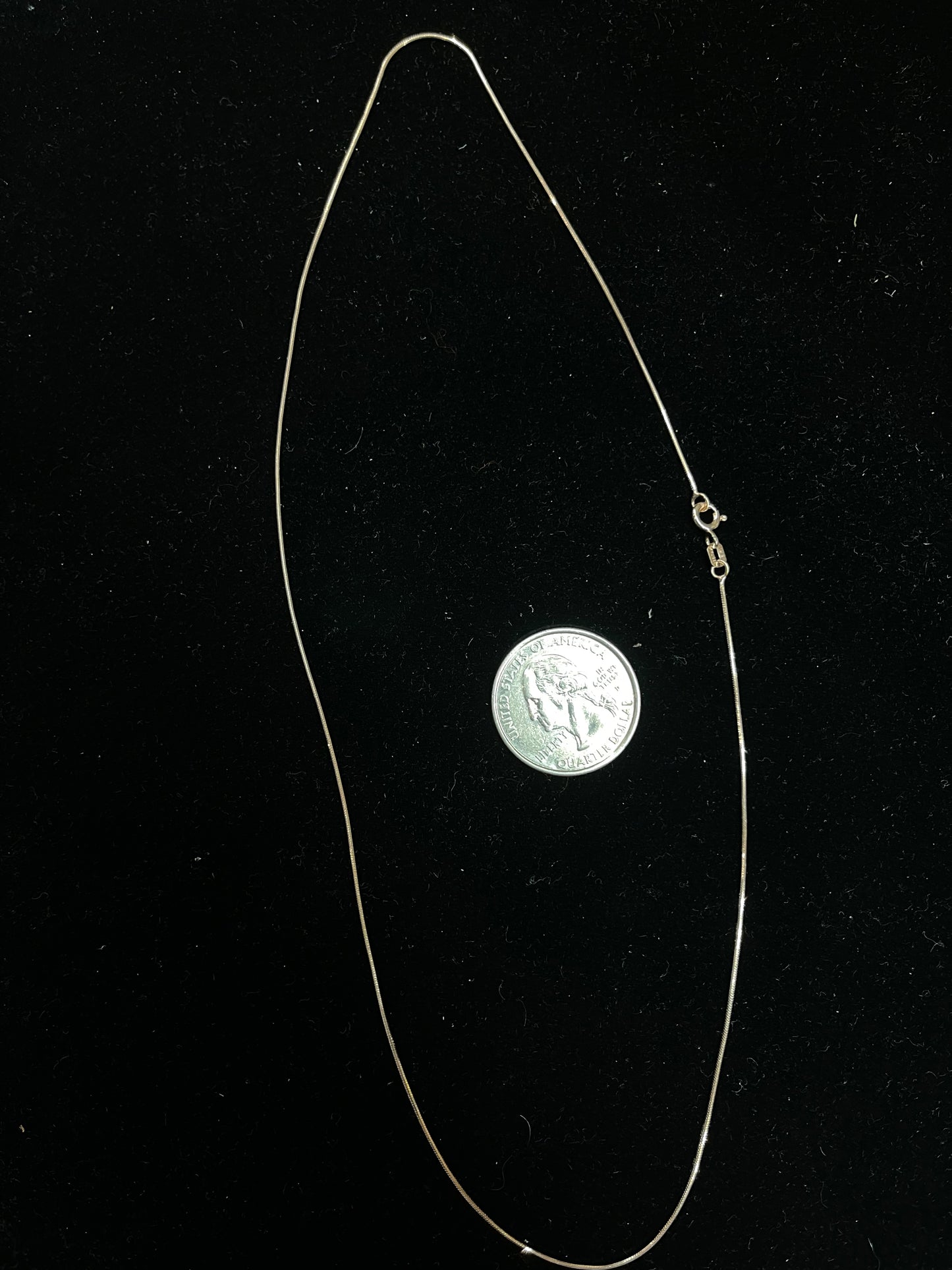 18" Rose Gold and Sterling Silver Chain Necklace