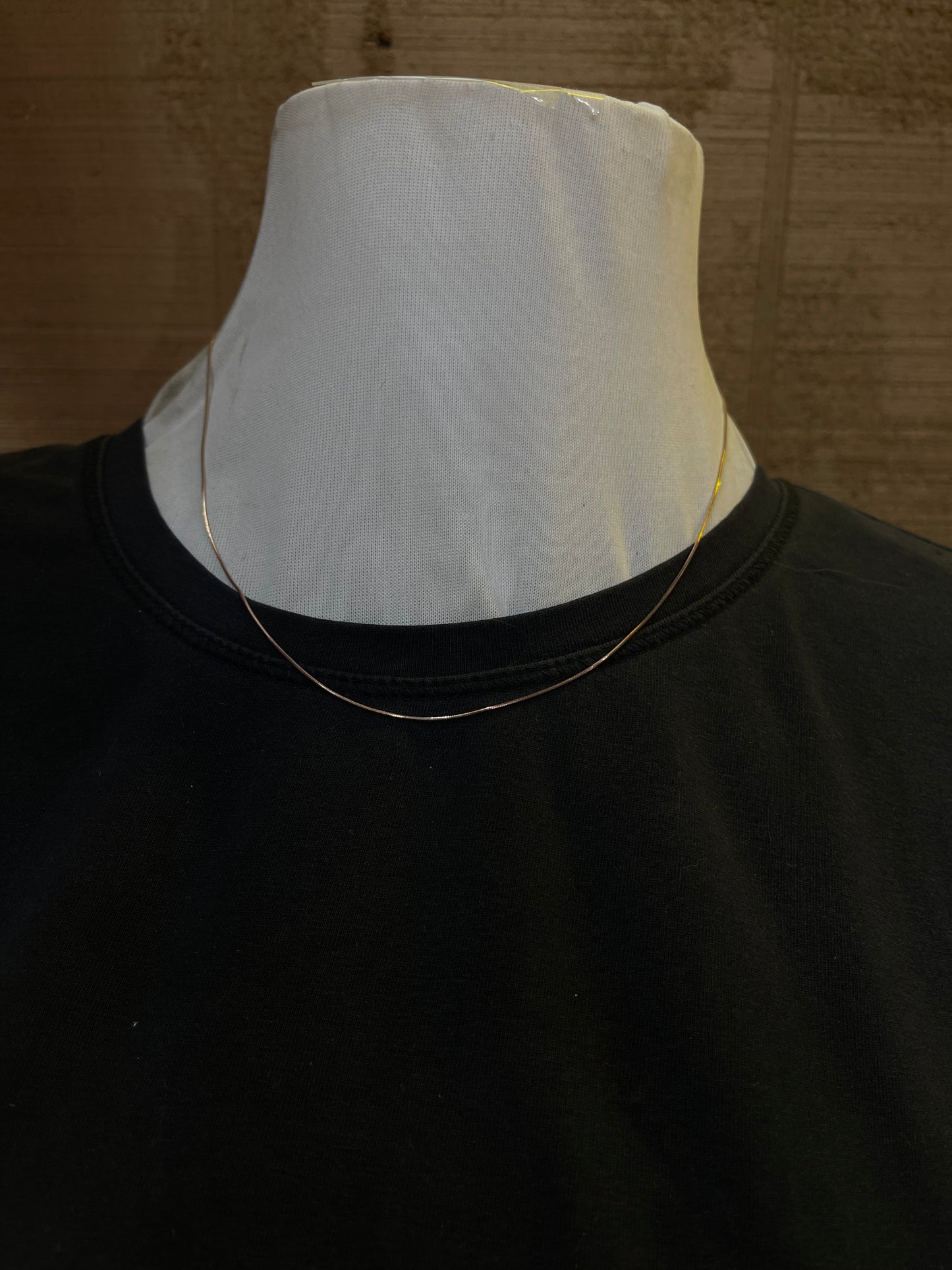 18" Rose Gold and Sterling Silver Chain Necklace
