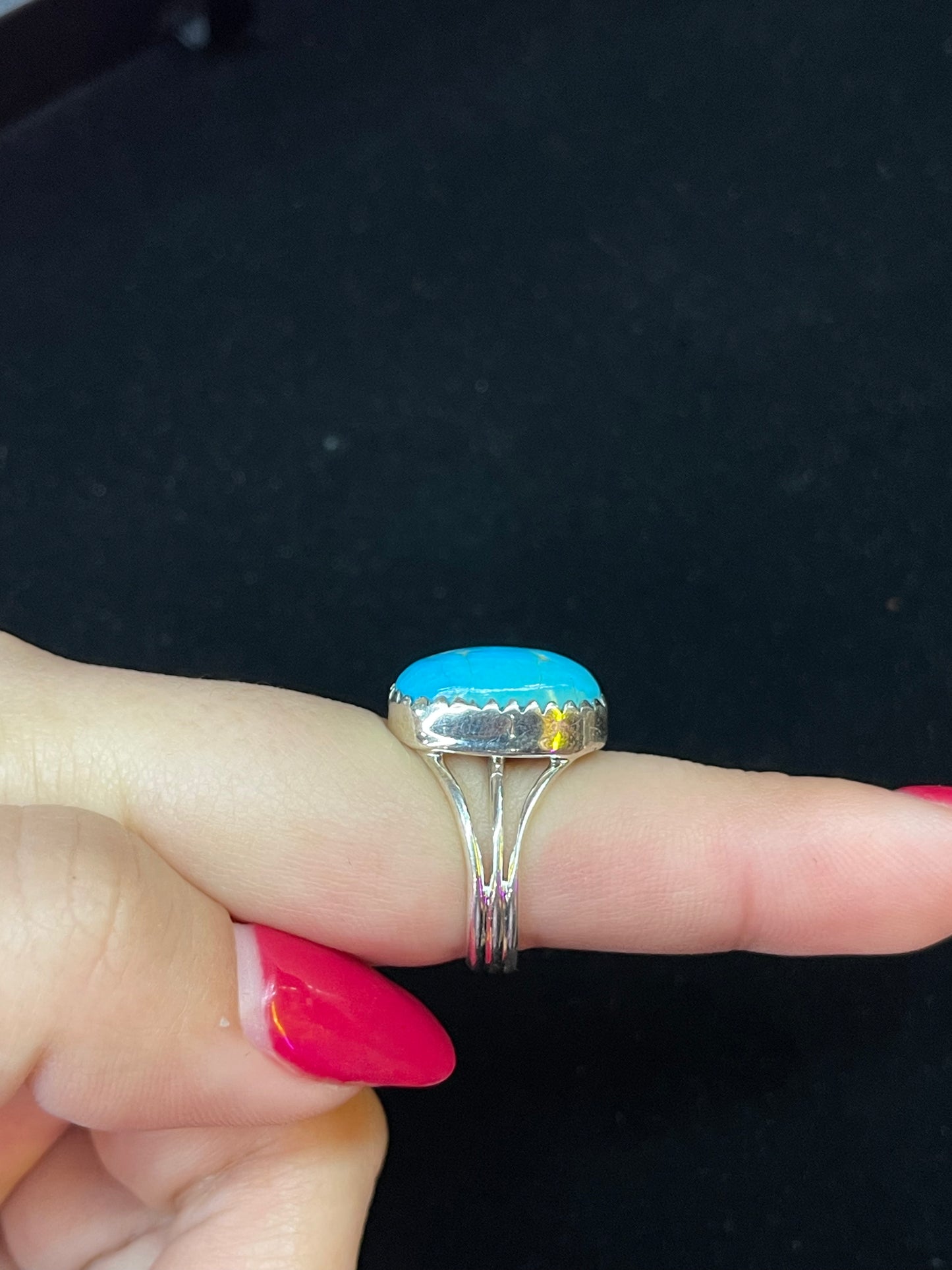 6.5 Kingman Turquoise Ring