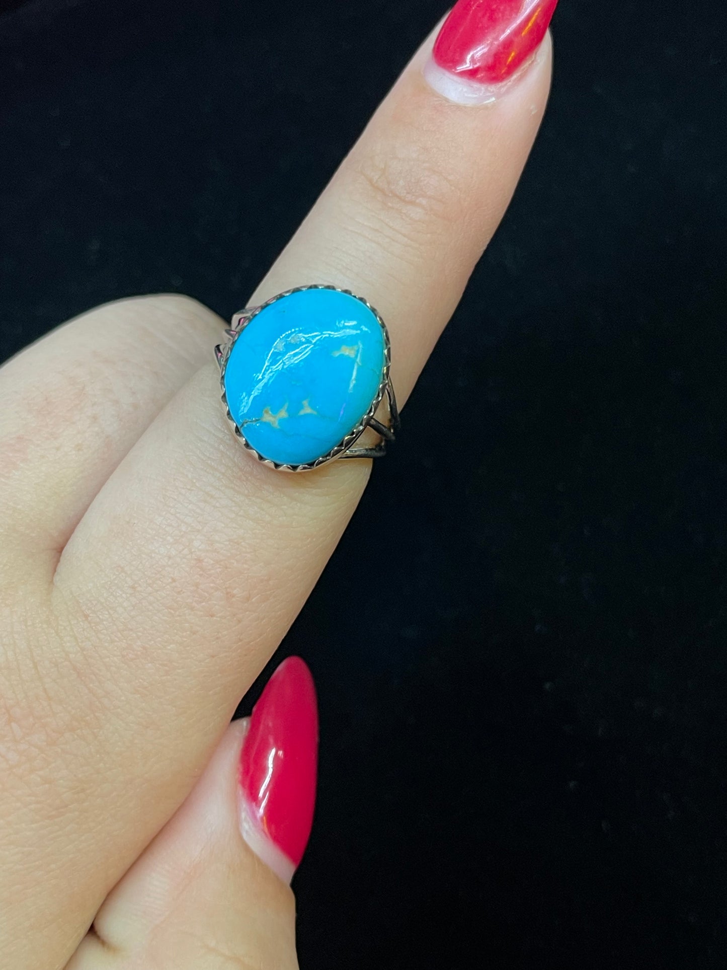 6.5 Kingman Turquoise Ring