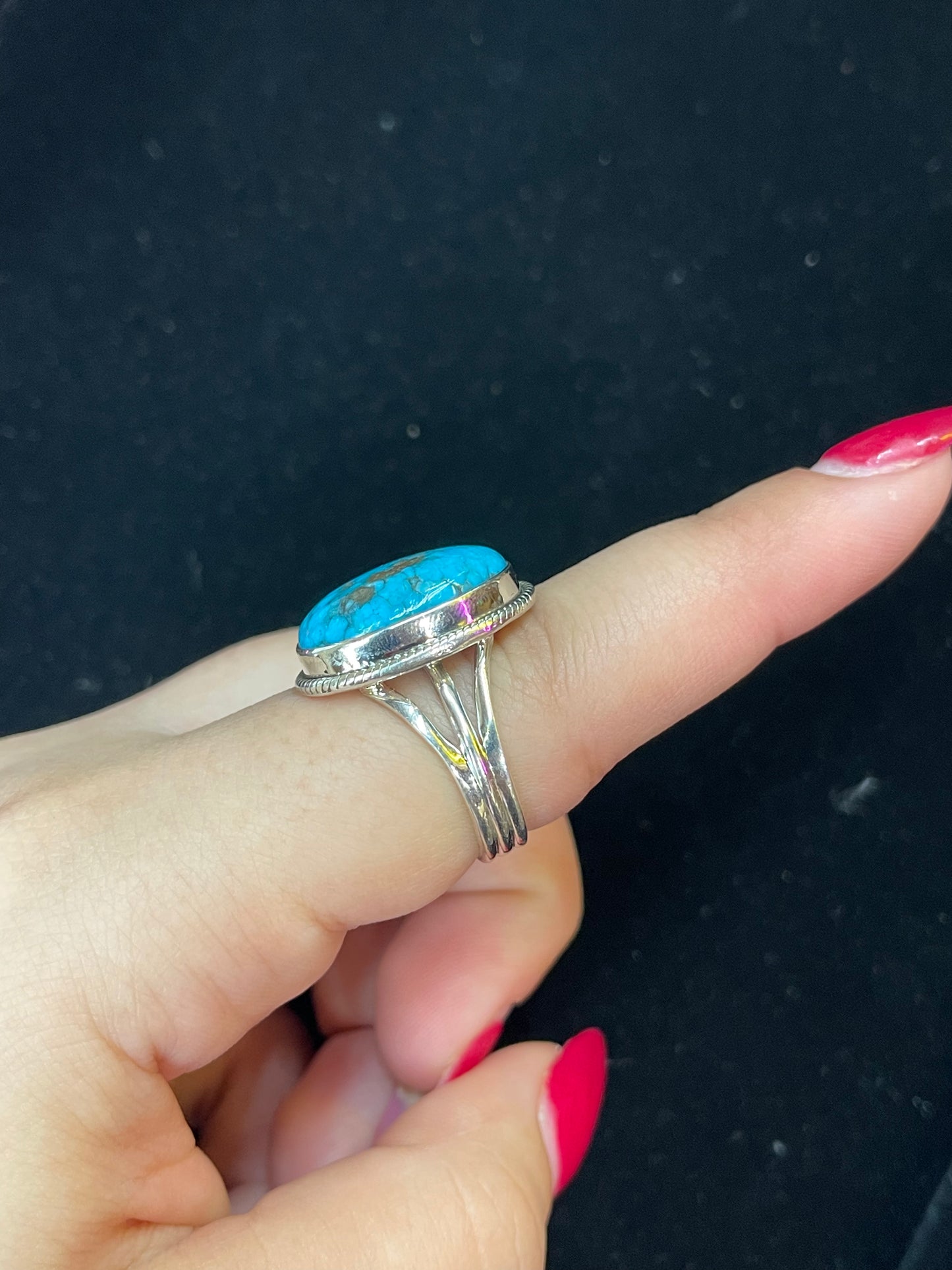 8.5 Kingman Turquoise Ring