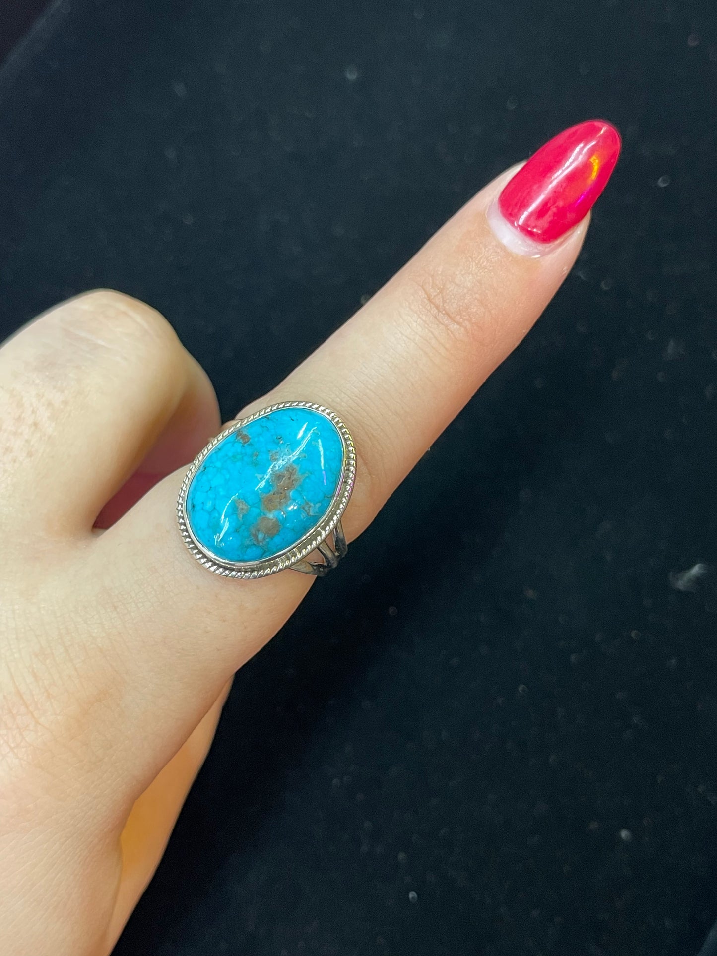 8.5 Kingman Turquoise Ring
