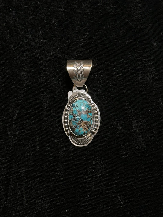 Kingman Turquoise Pendant by Zia