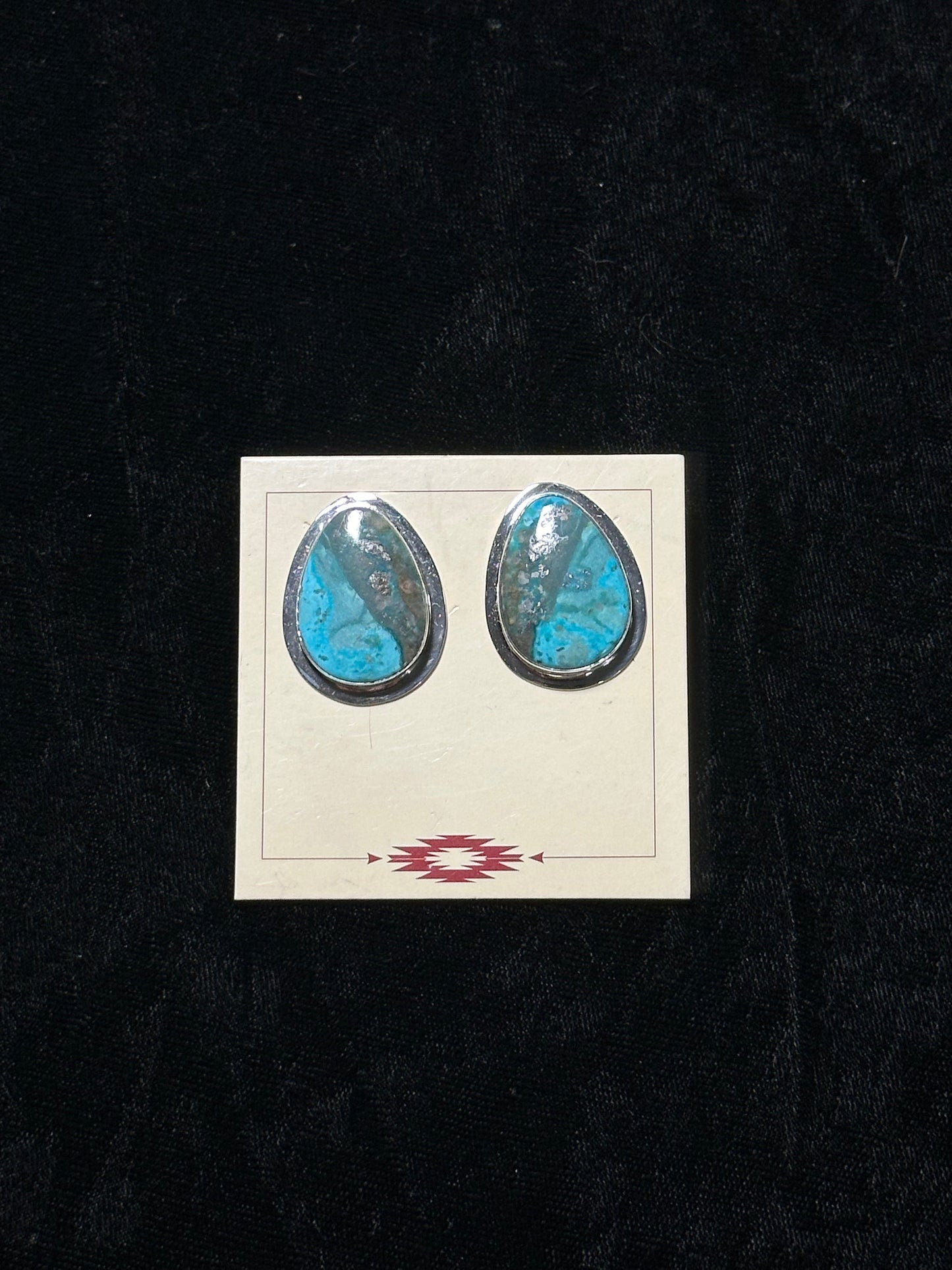 Kingman Turquoise Earrings by Marie Jackson