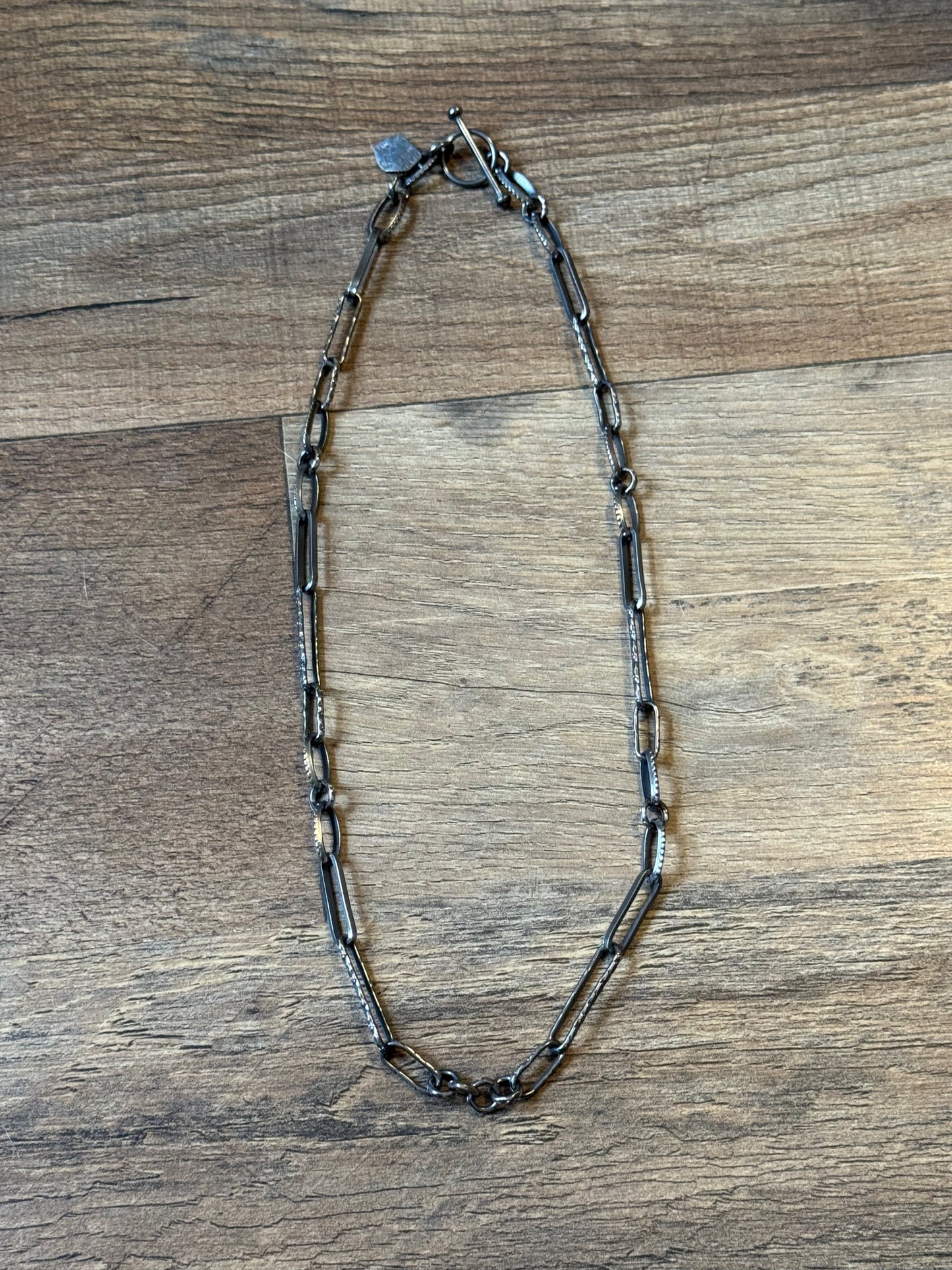 21.5” Handmade Paperclip Chain by Bad Bronc