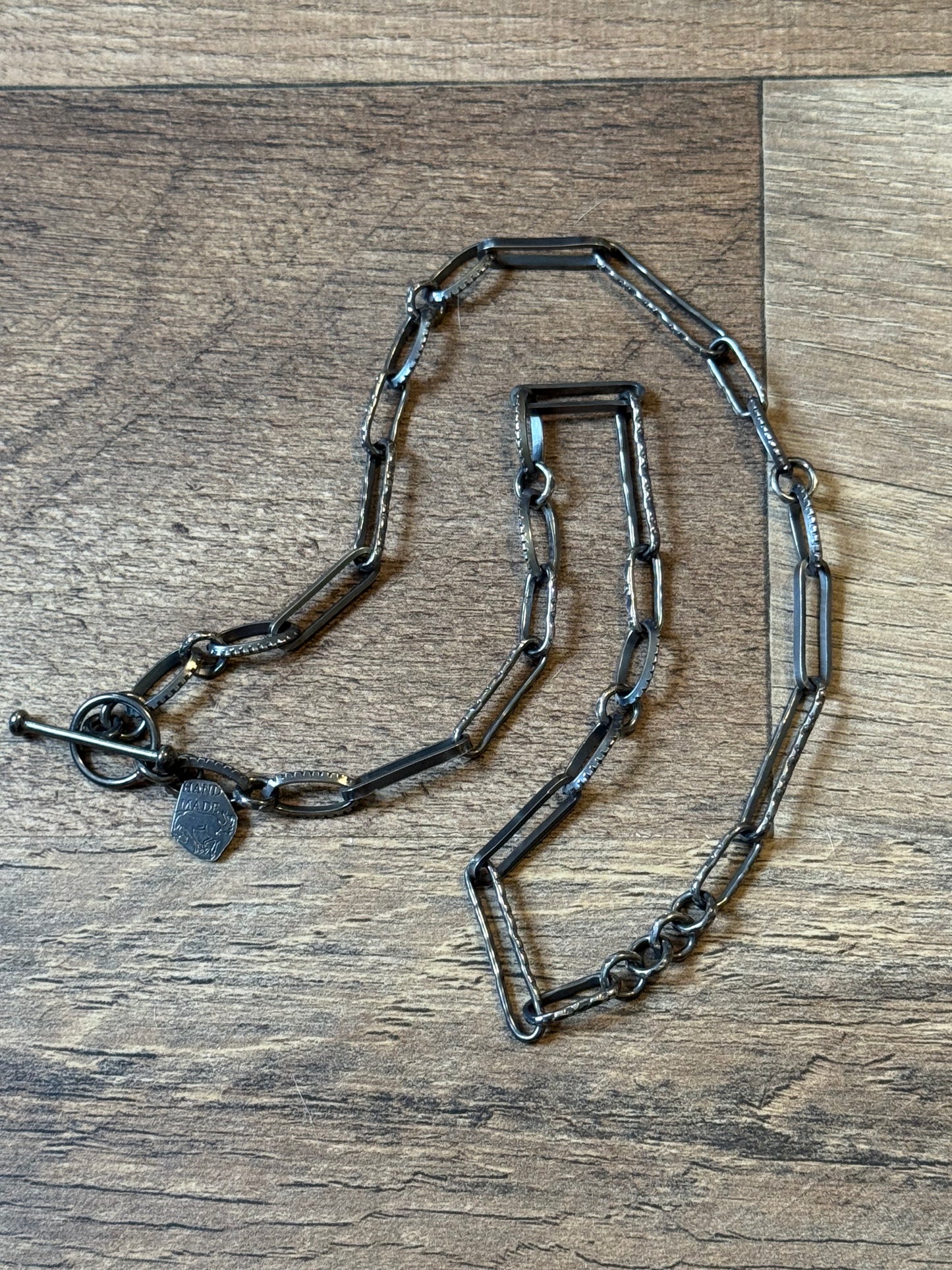 21.5” Handmade Paperclip Chain by Bad Bronc