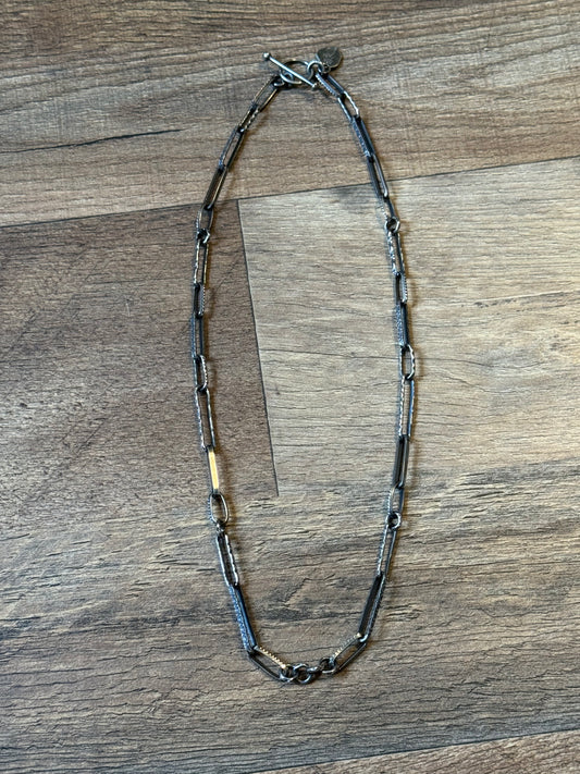 22” Handmade Paperclip Chain By Bad Bronc