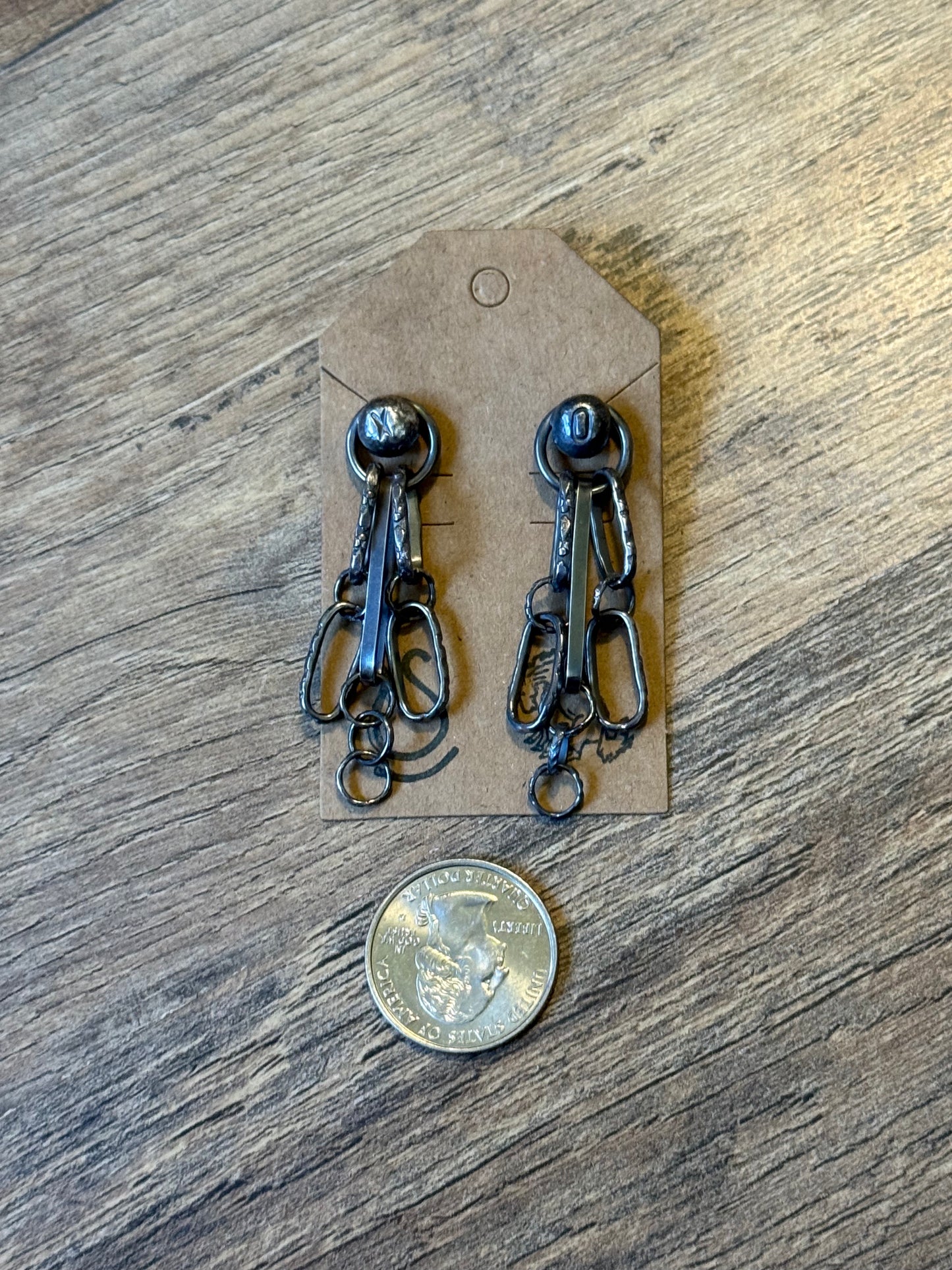 Bad Bronc Paperclip Earrings