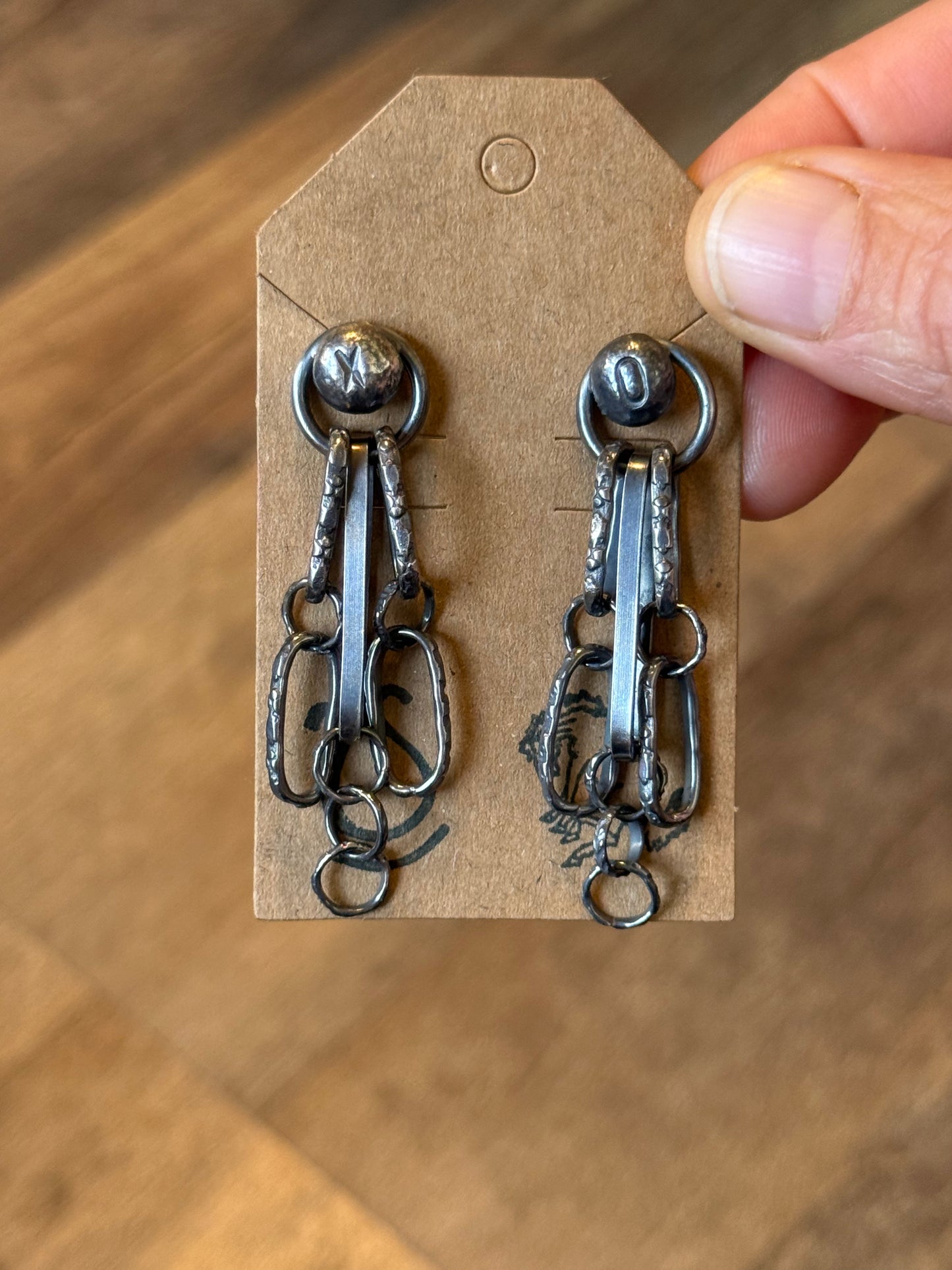 Bad Bronc Paperclip Earrings