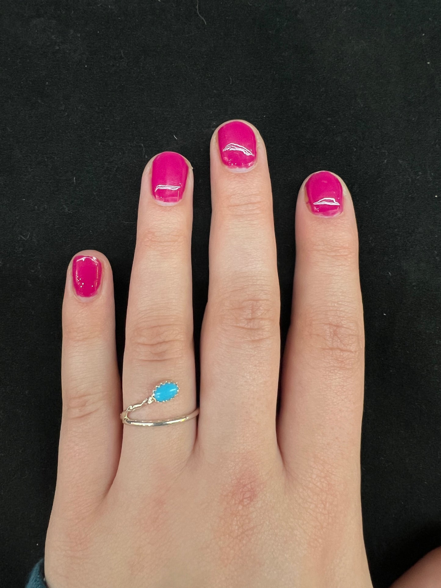 Size 3.5 Dainty Turquoise Ring