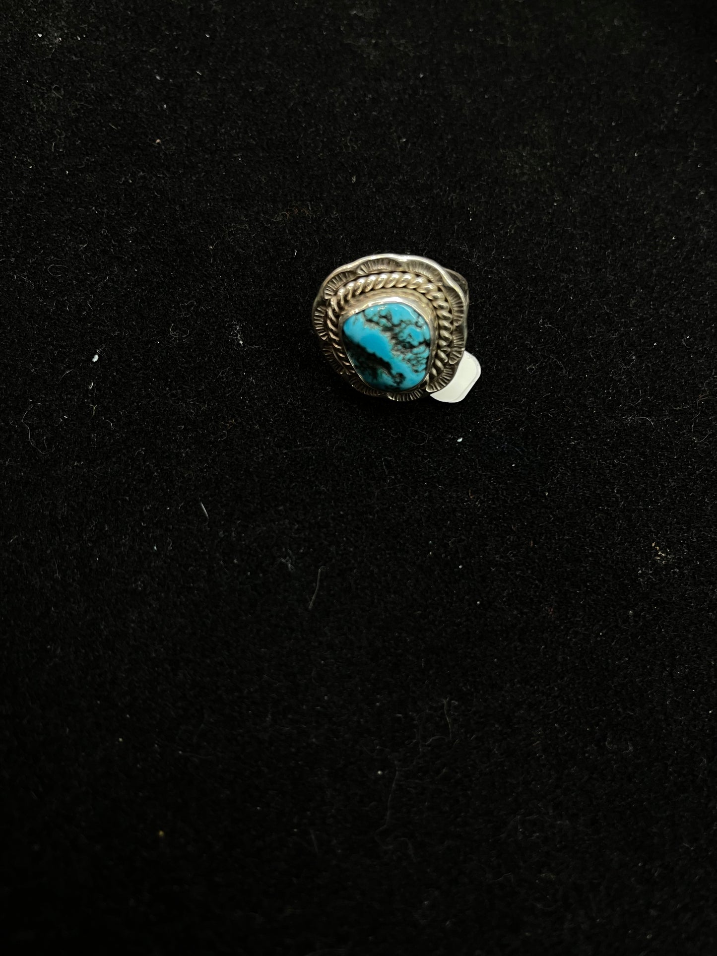 Sleeping Beauty Turquoise Rough Cut Ring