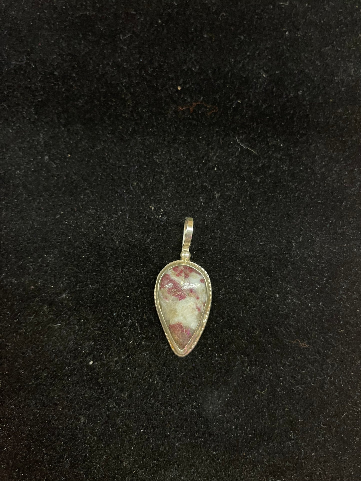 Jasper Shepherds Hook Pendent