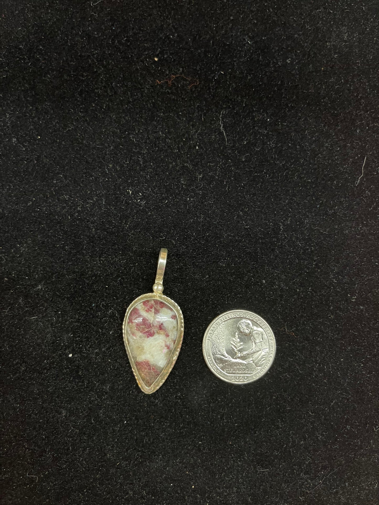 Jasper Shepherds Hook Pendent