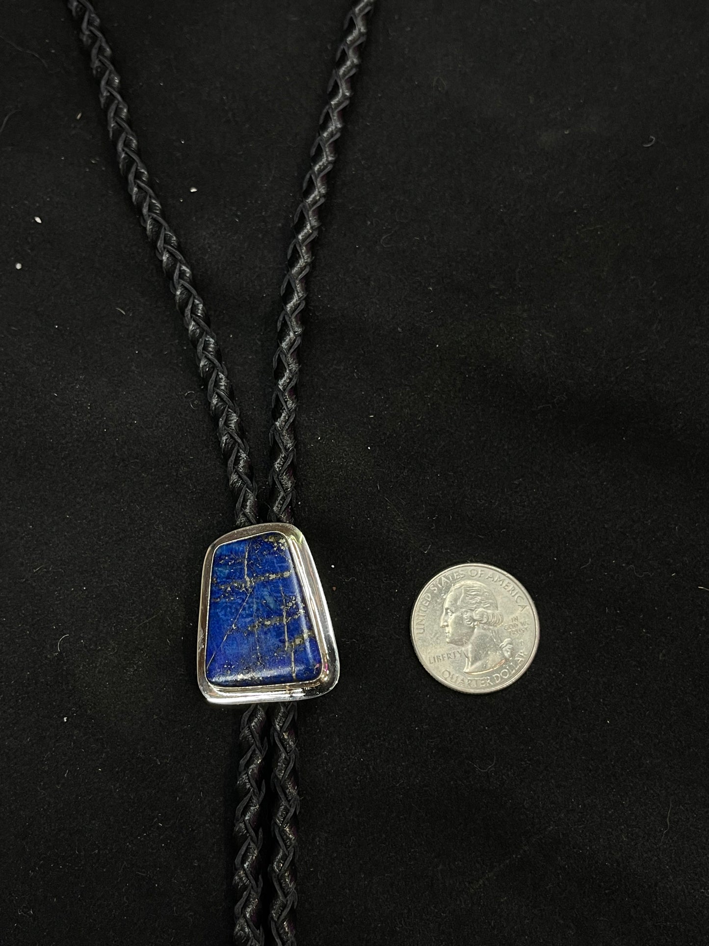 Lapis Bolo Tie by Marie Jackson