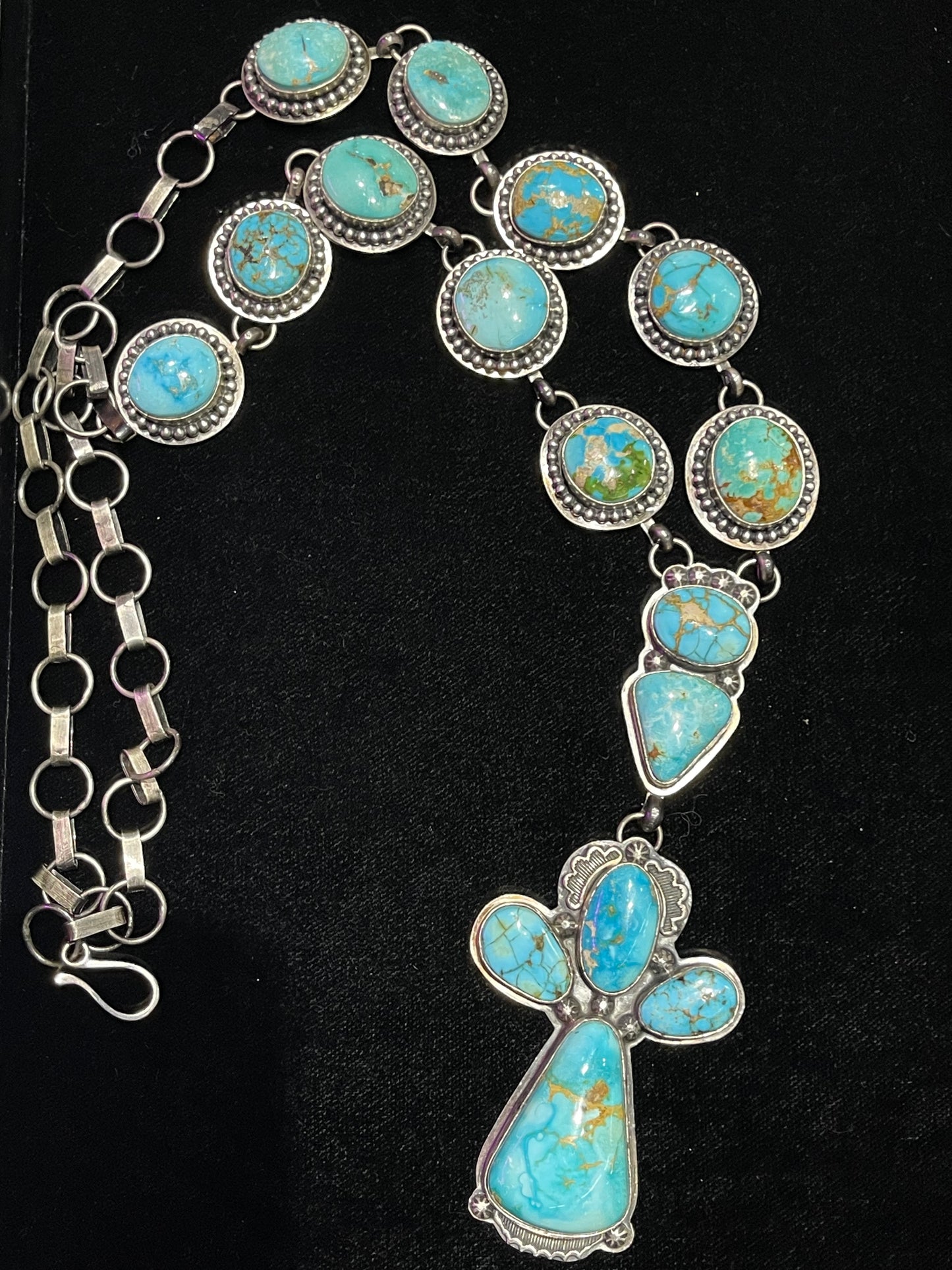 30” Sonoran Rose Lariat with 5”drop by Zia