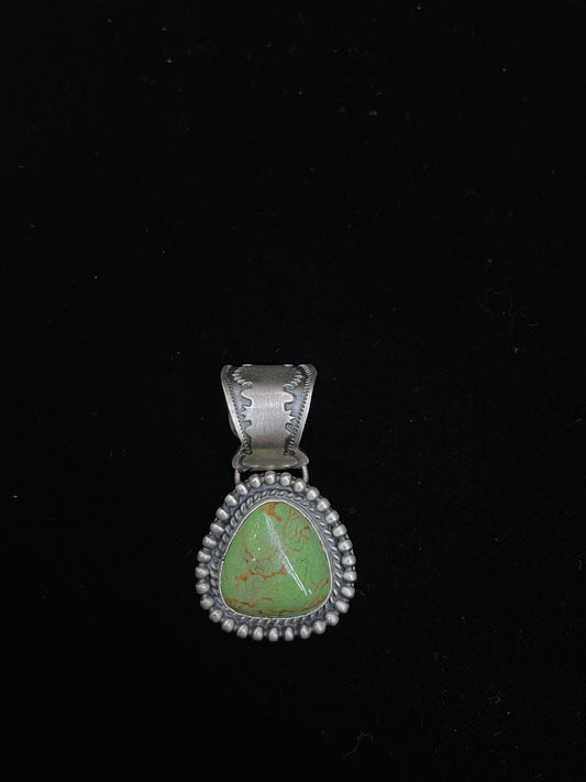 Pixie Turquoise Pendant by Jeff Largo