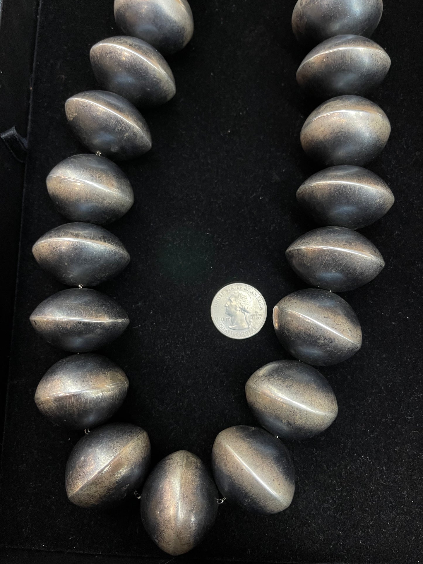 30” 36mm Navajo Pearls