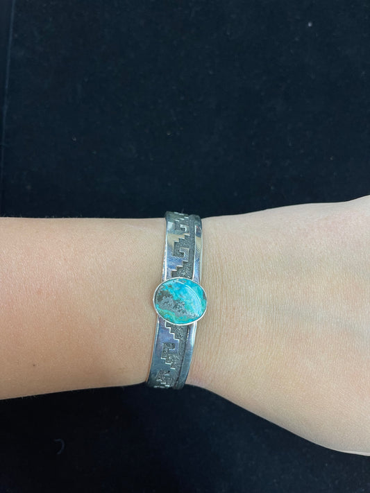 6”-7” Morenci Turquoise Cuff
