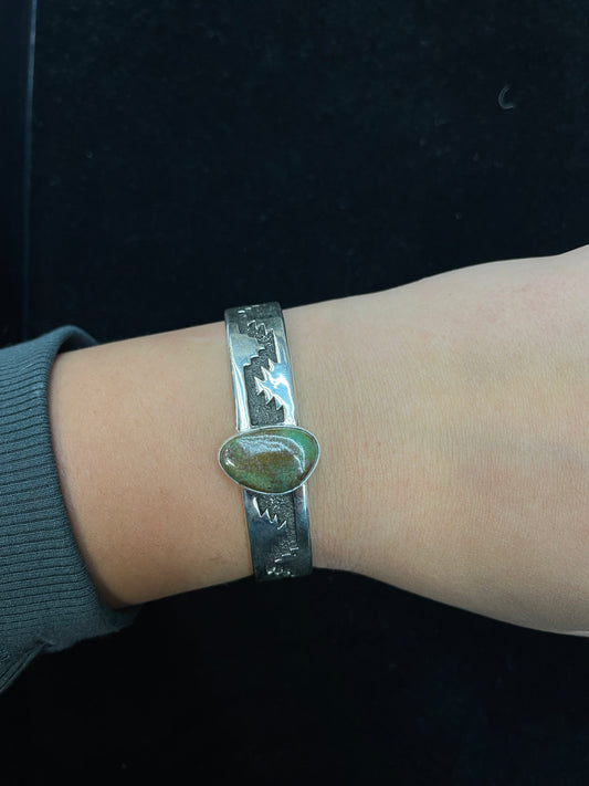 5 3/4”- 6 3/4” Royston Turquoise Cuff