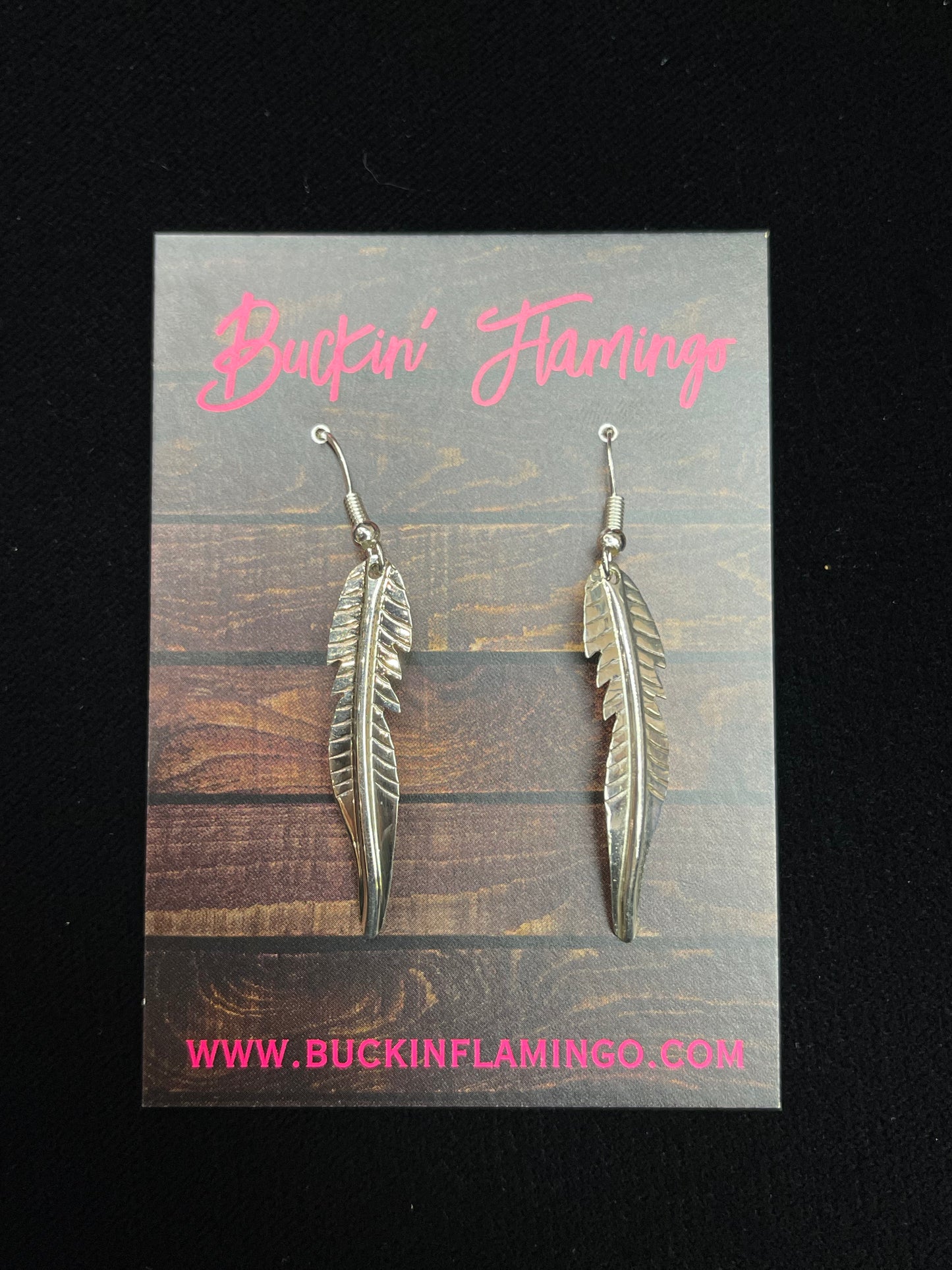 Feather Dangle Earrings