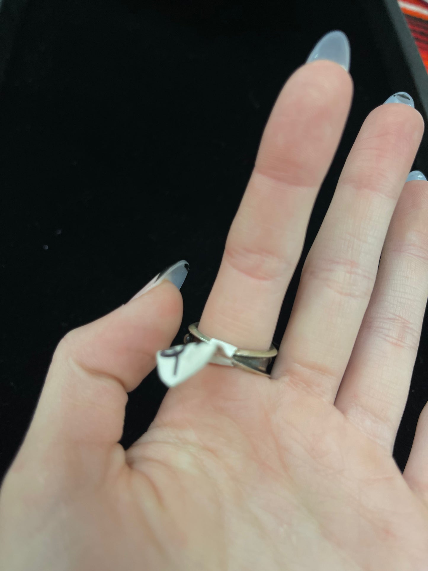 3 Stone Natural Sleeping Beauty Ring