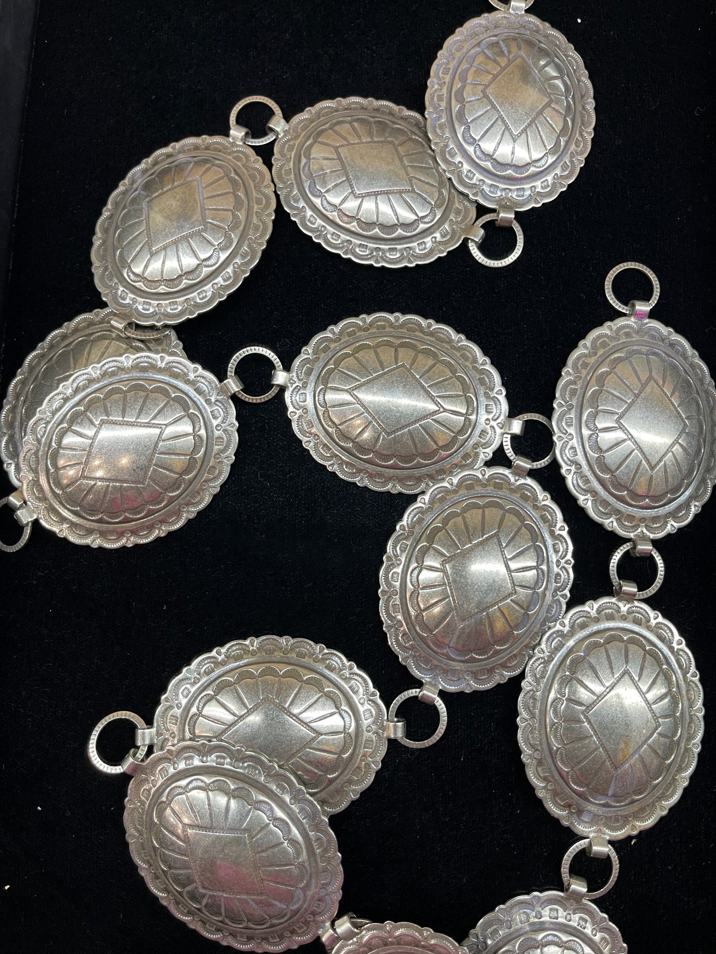 42” Concho Belt Made from Nickel