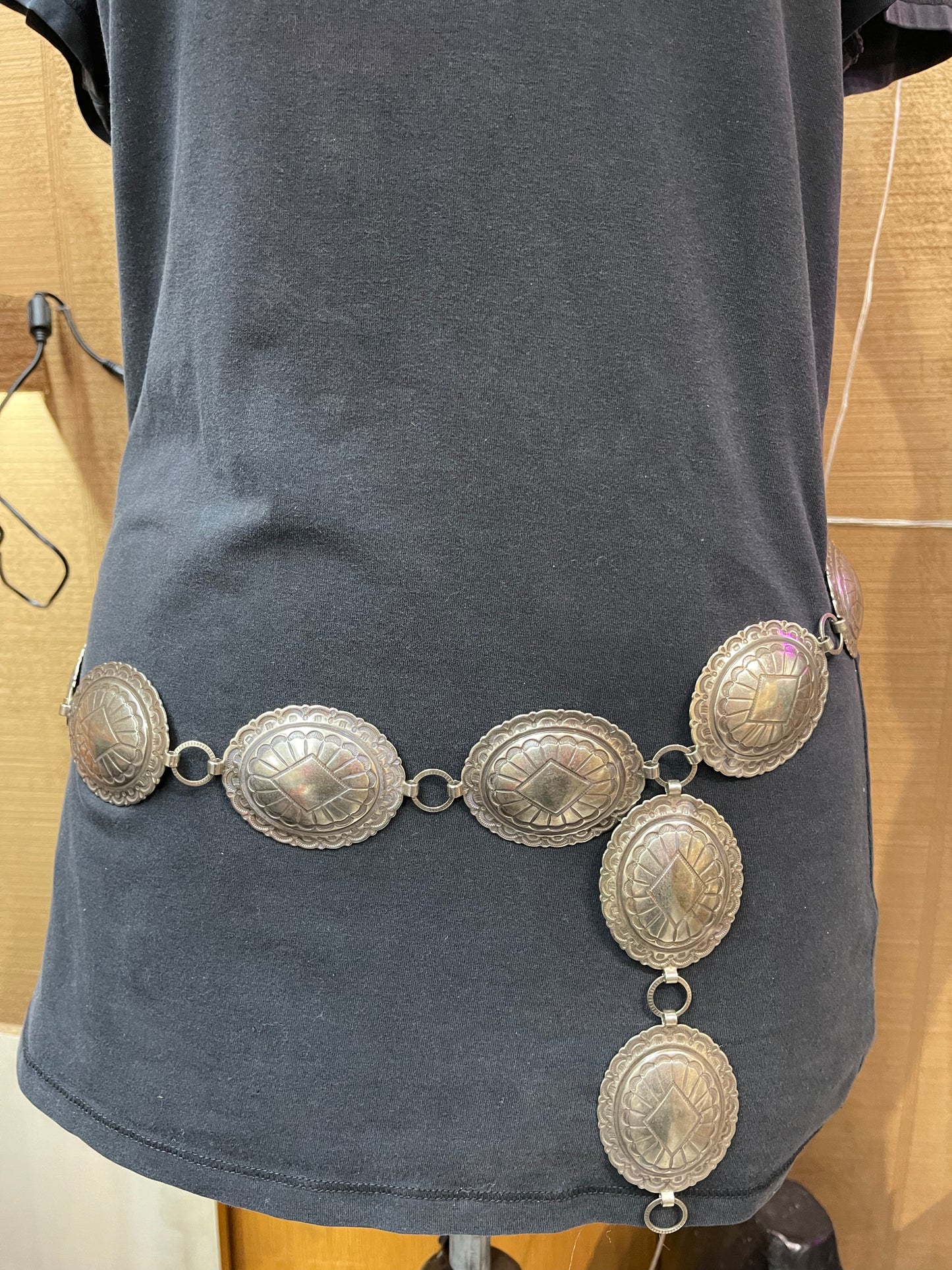 42” Concho Belt Made from Nickel
