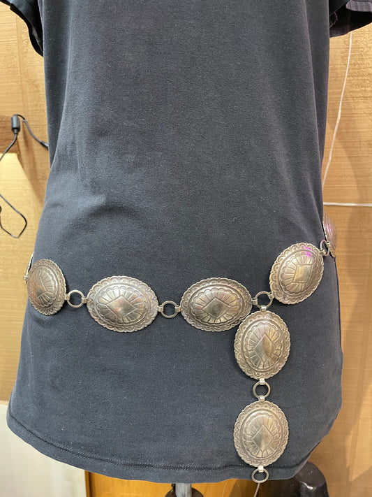 42” Concho Belt Made from Nickel