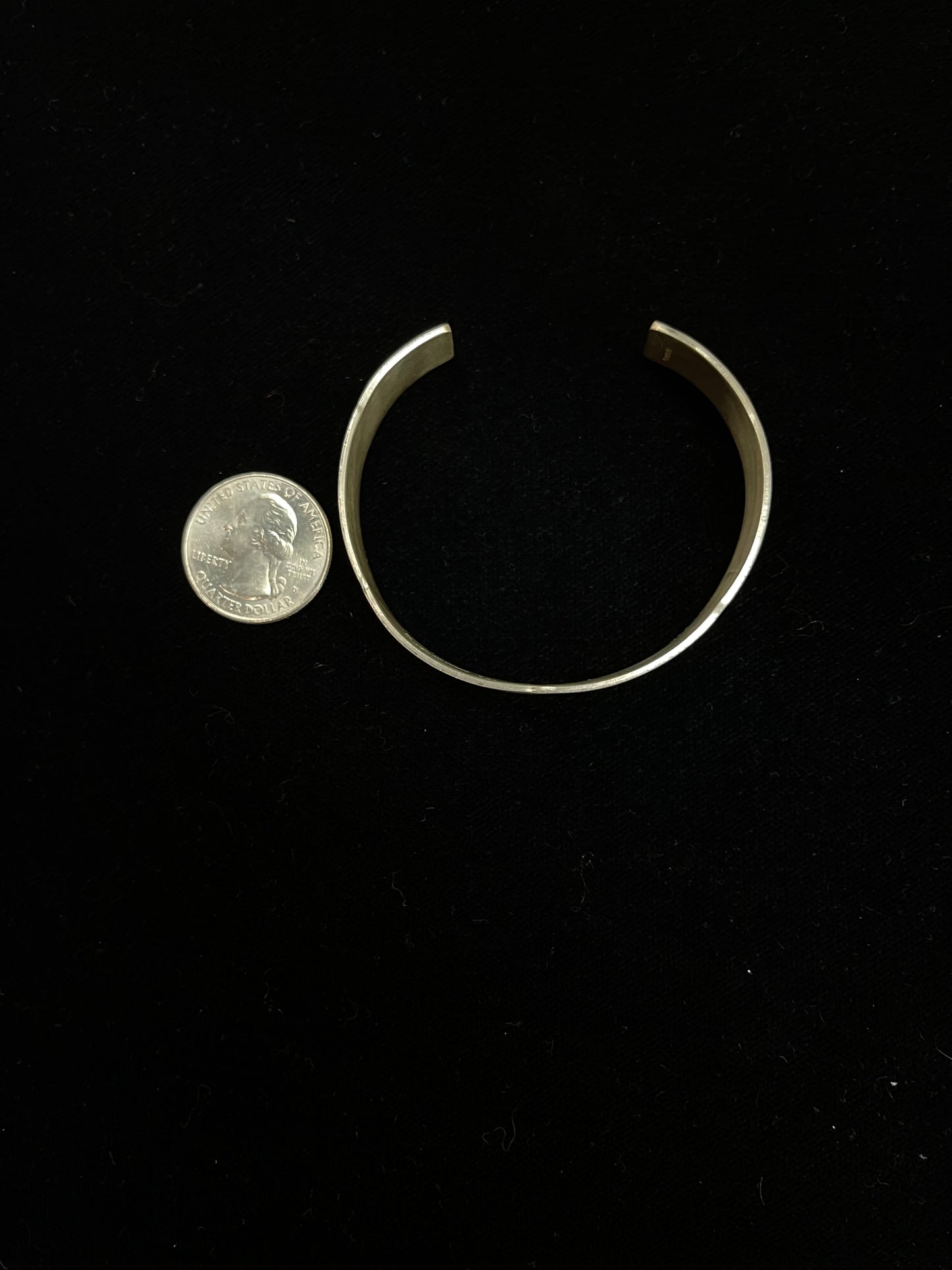 6 3/4"-7 1/2" Sterling Silver Stamped Cuff Bracelet