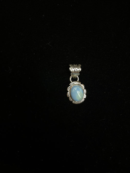 Dainty Golden Hills Turquoise Pendant with a 6.5mm bale by Zia