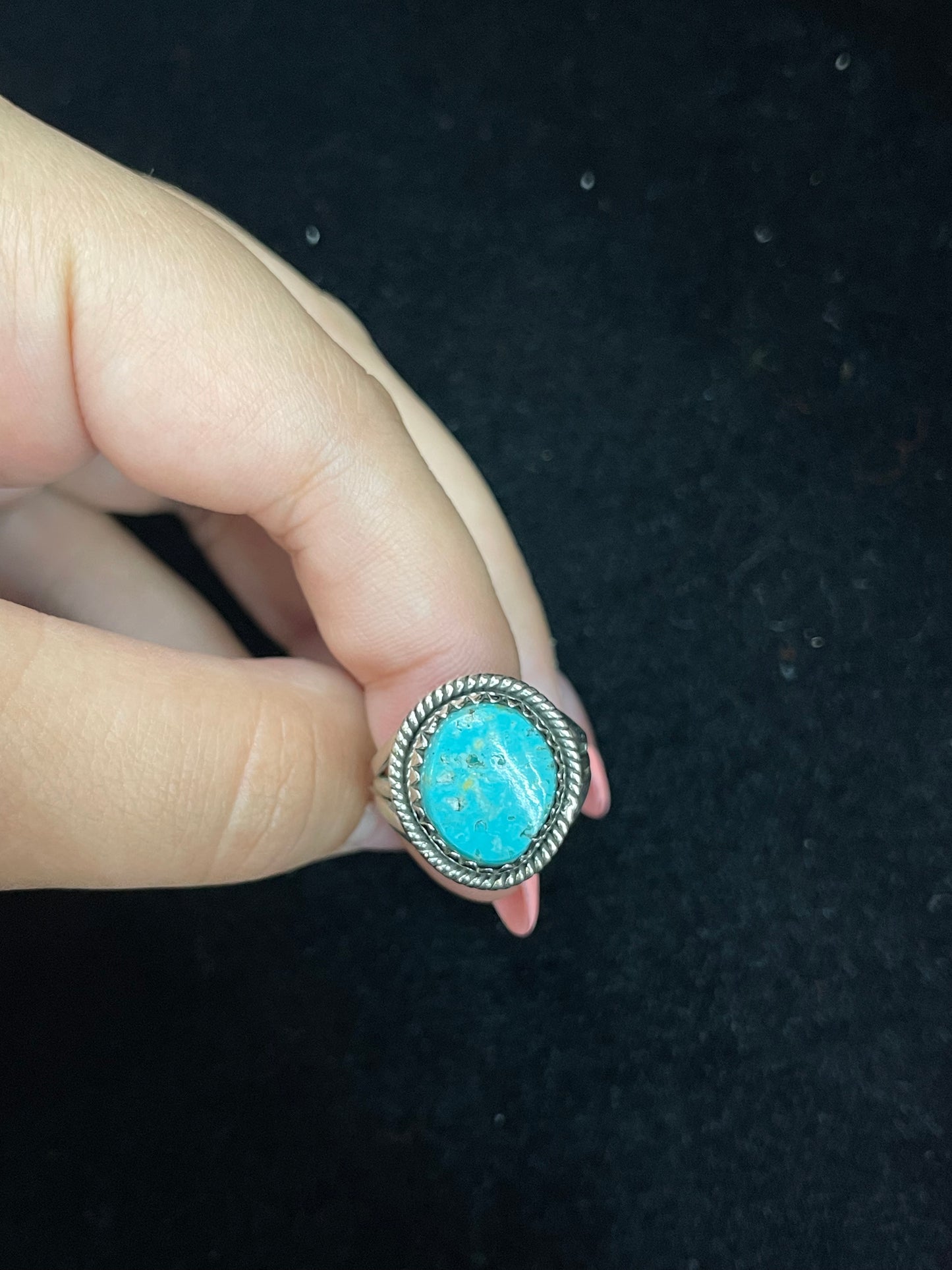 7.0 Turquoise Ring by Running Bear