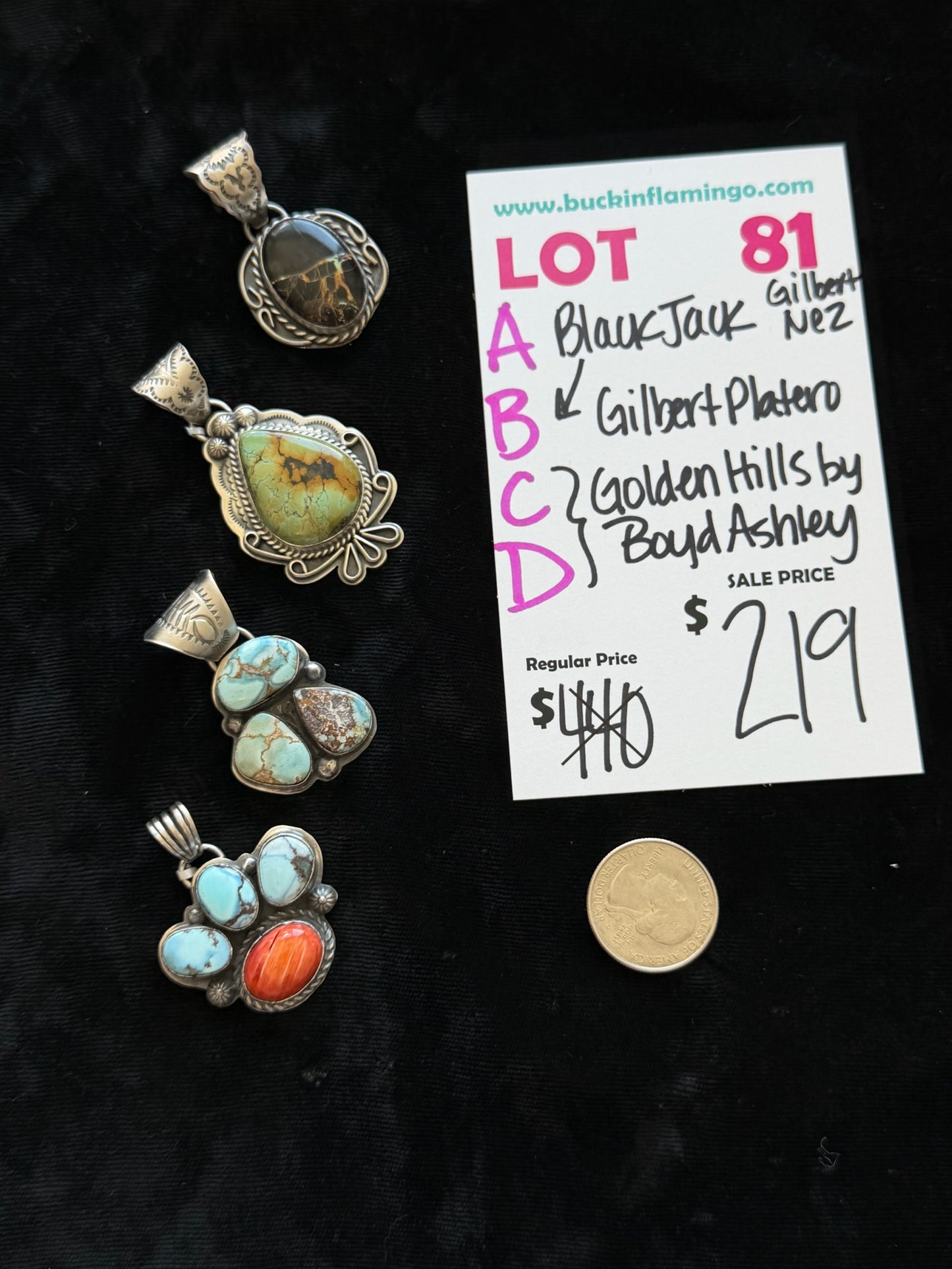LOT 81 A 5/3 BlackJack by Gilbert Nez
