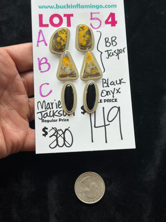 LOT 54 A 6/7 BB Jasper by Marie Jackson, Navajo
