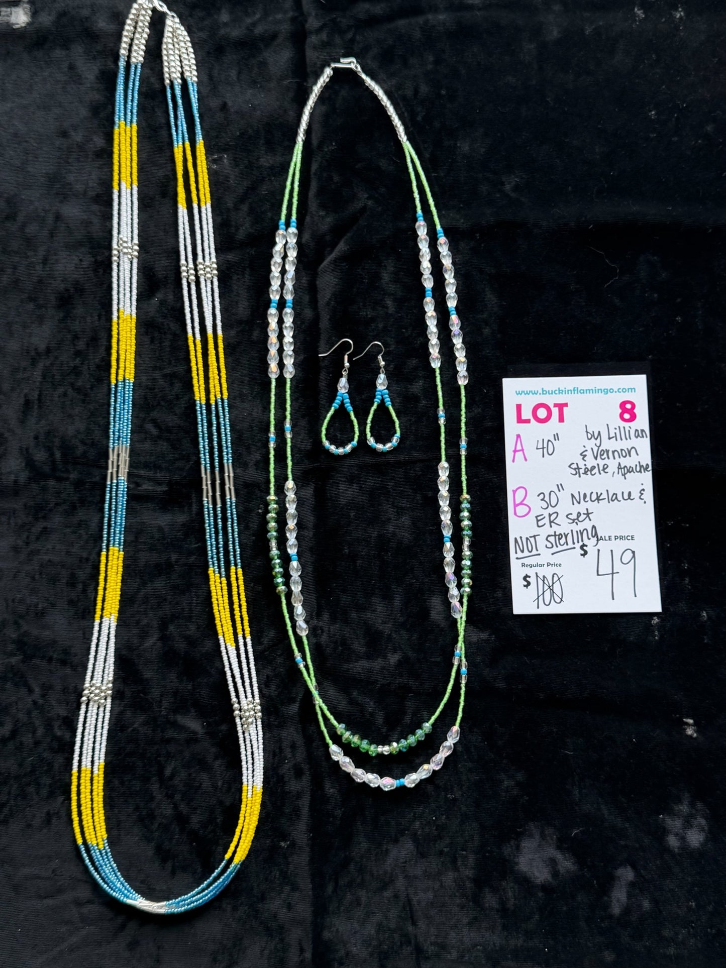 LOT 8 A 7/5 40” by Lillian & Vernon Steele, Apache