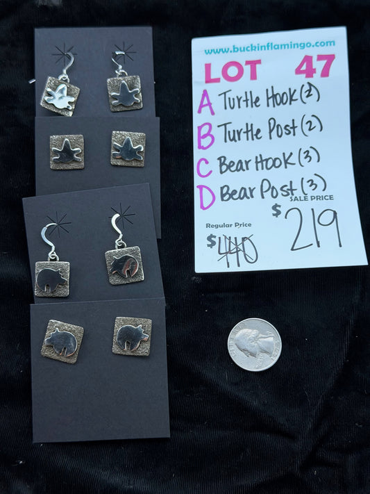 LOT 47 D 7/12 Bear Post by Alex Sanchez, Navajo