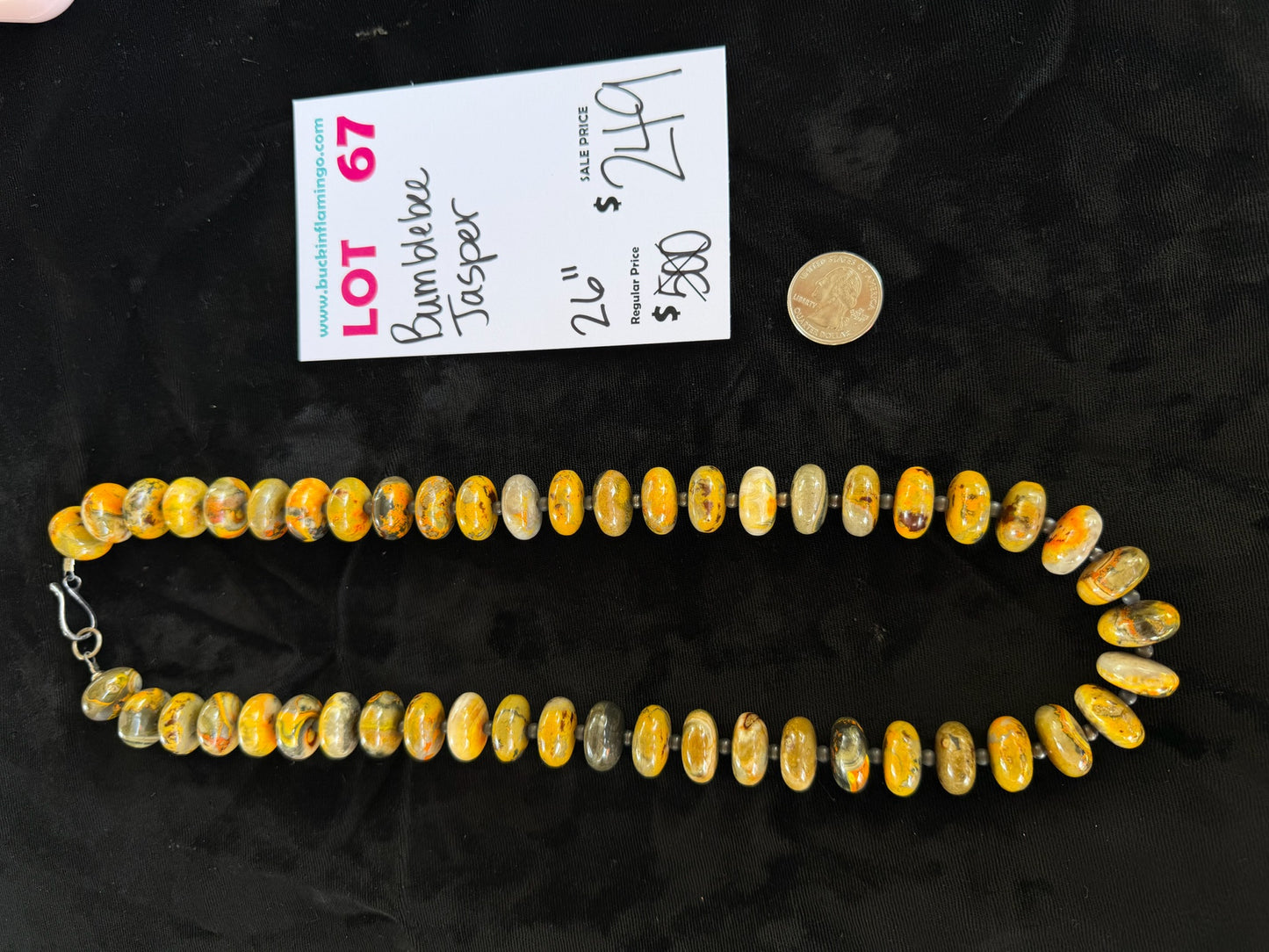 LOT 67 77/18 Bumblebee Jasper 26”