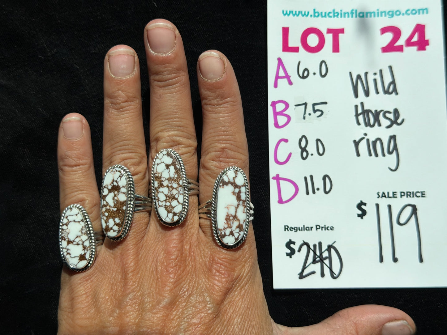 LOT 24 D 8/16 11.0 Wild Horse Ring