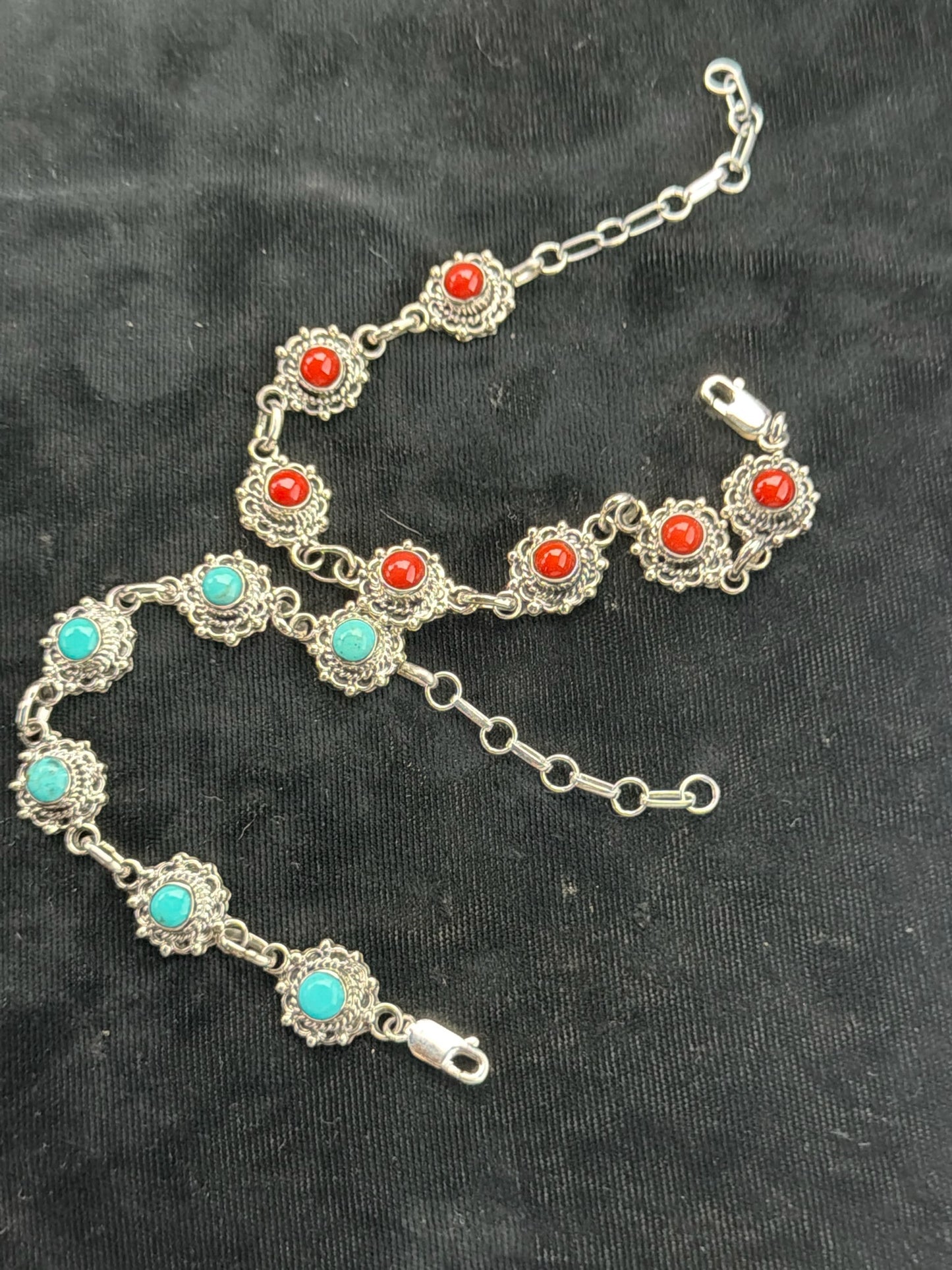 LOT 40 B 8/16 Turquoise 5.5”-7.25”