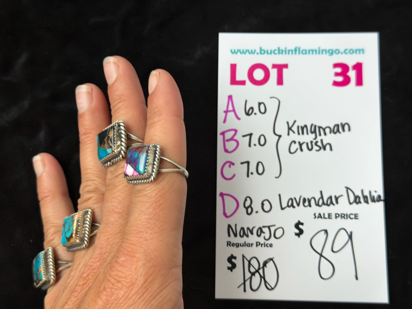 LOT 31 A 8/23 Kingman Crush Navajo