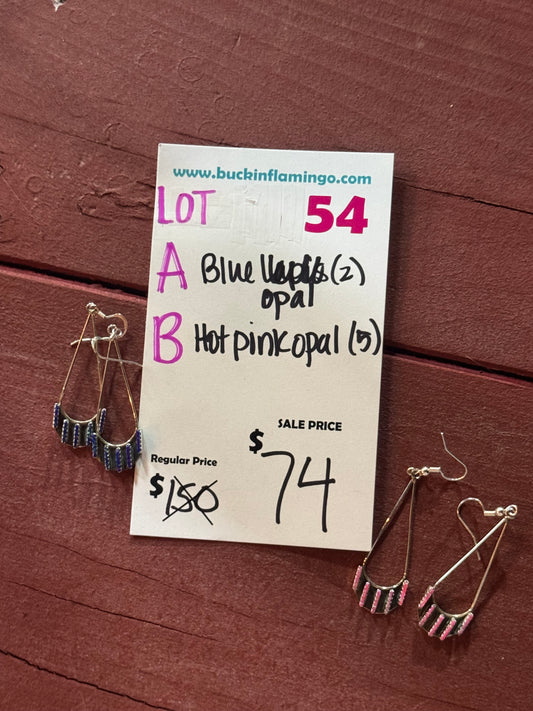 Lot 54B 10/18 Hot Pink Opal