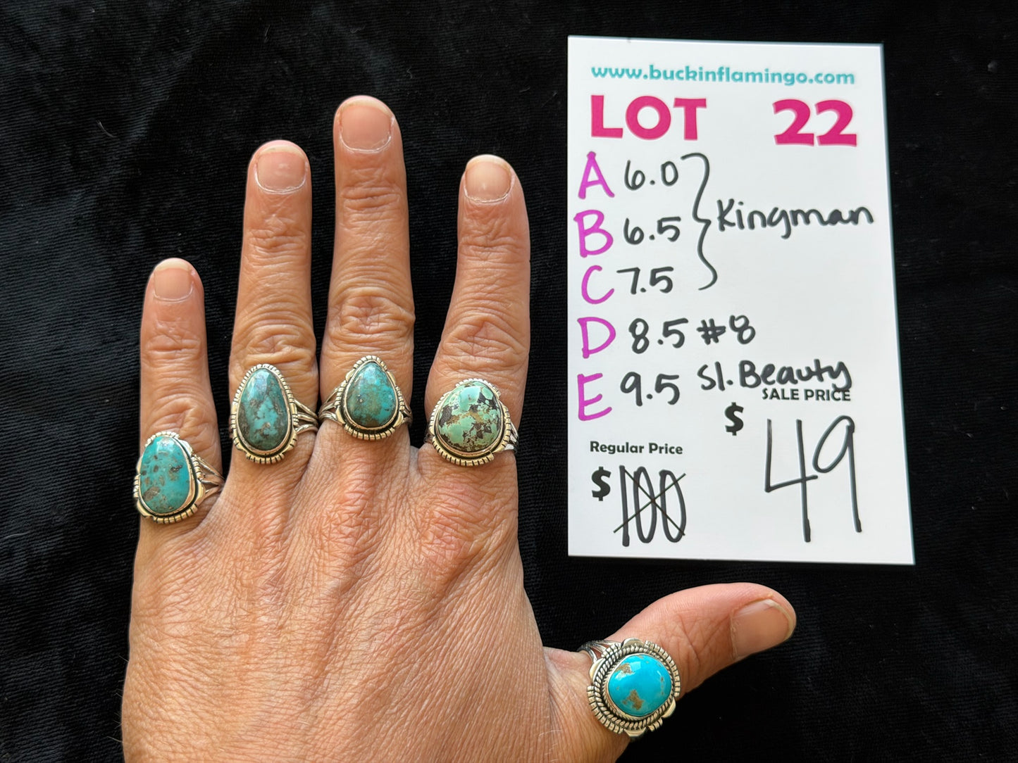 LOT 22 B 8/30 6.5 Kingman