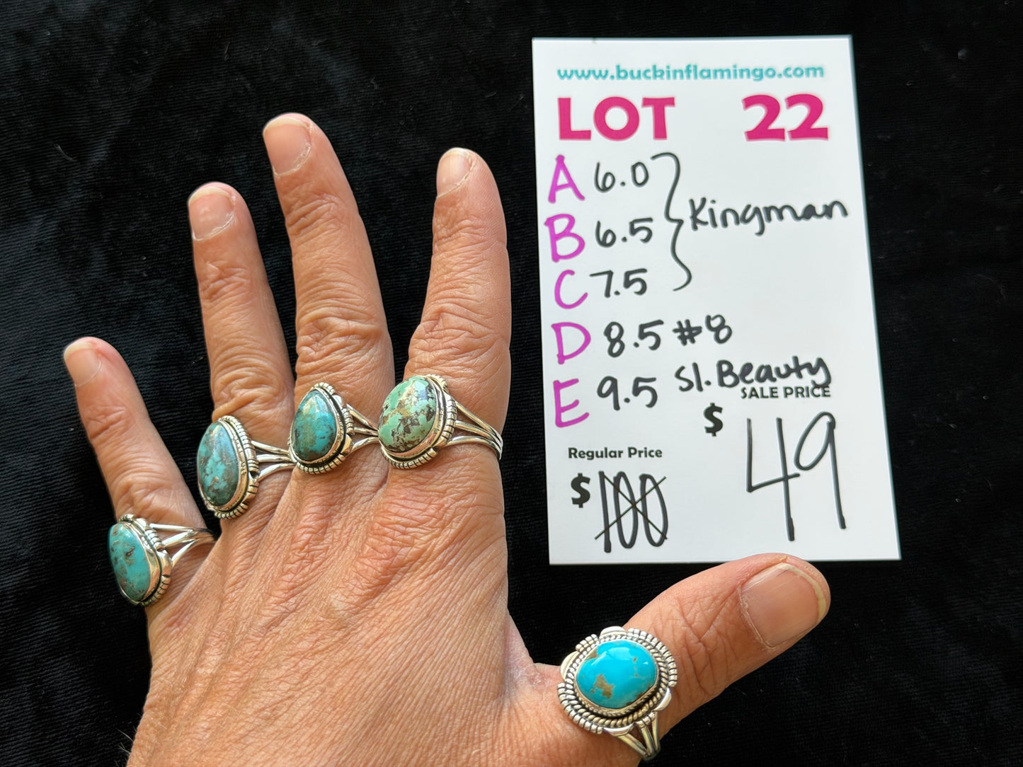 LOT 22 B 8/30 6.5 Kingman