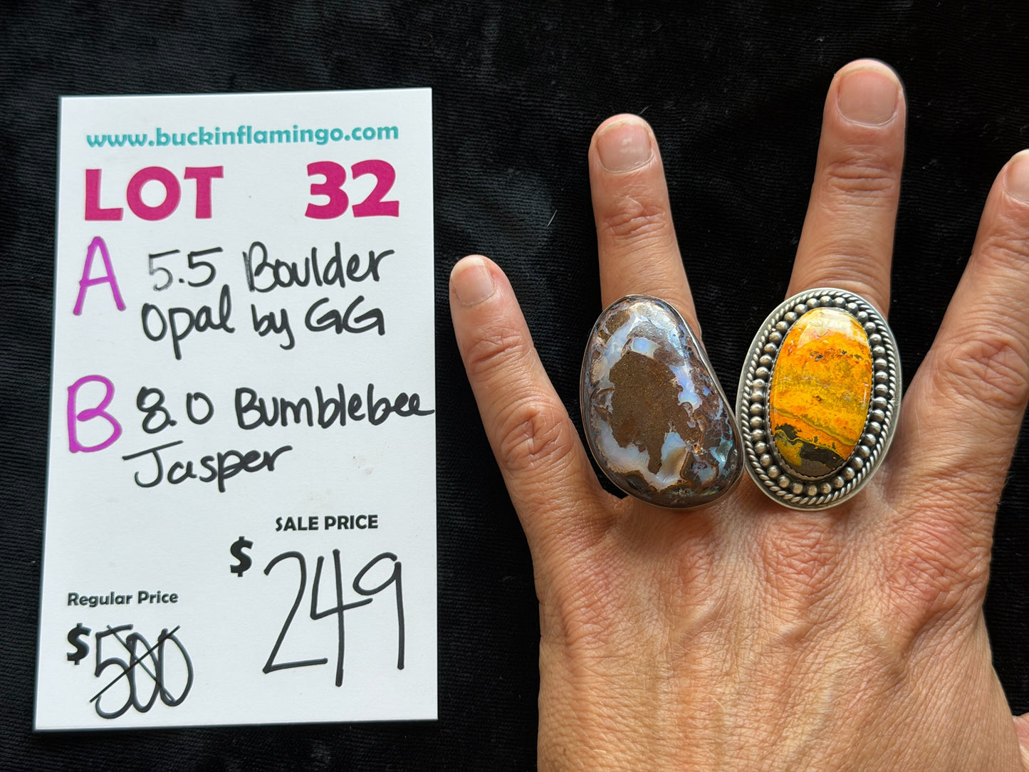 LOT 32 A 8/30 5.5 Boulder Opal by GG