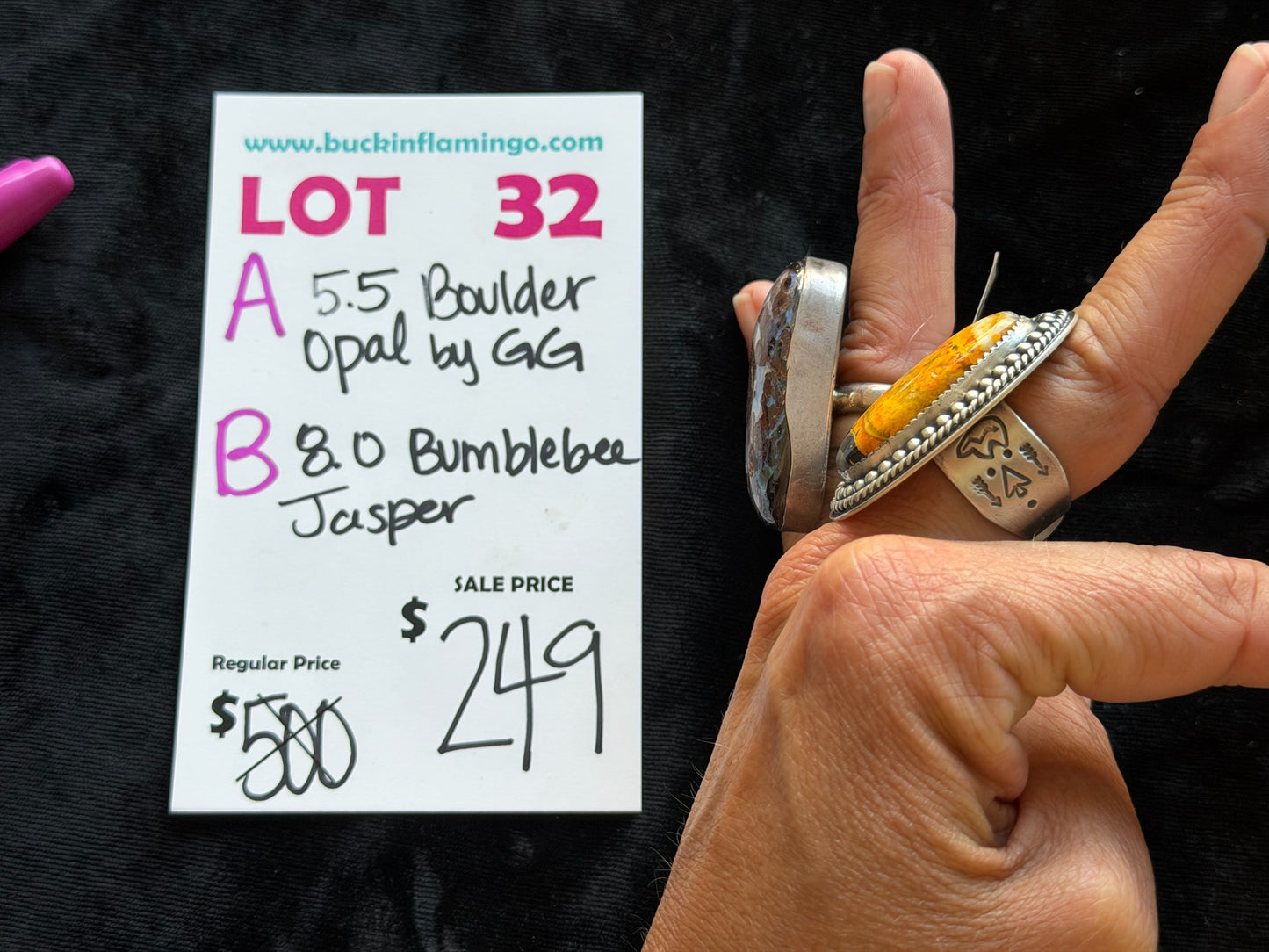 LOT 32 A 8/30 5.5 Boulder Opal by GG