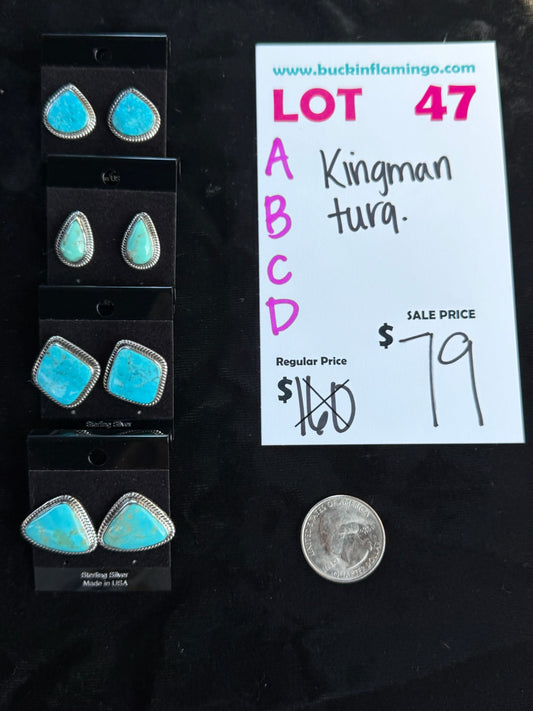 LOT 47 A 9/13 Kingman Turquoise